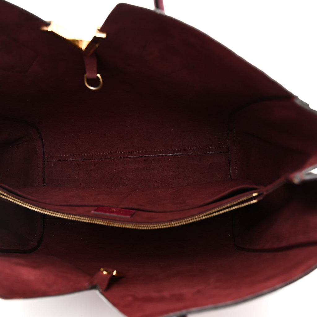 Calfskin Monogram Kimono Tote Grape