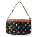Monogram Multicolor Pochette Accessories Black