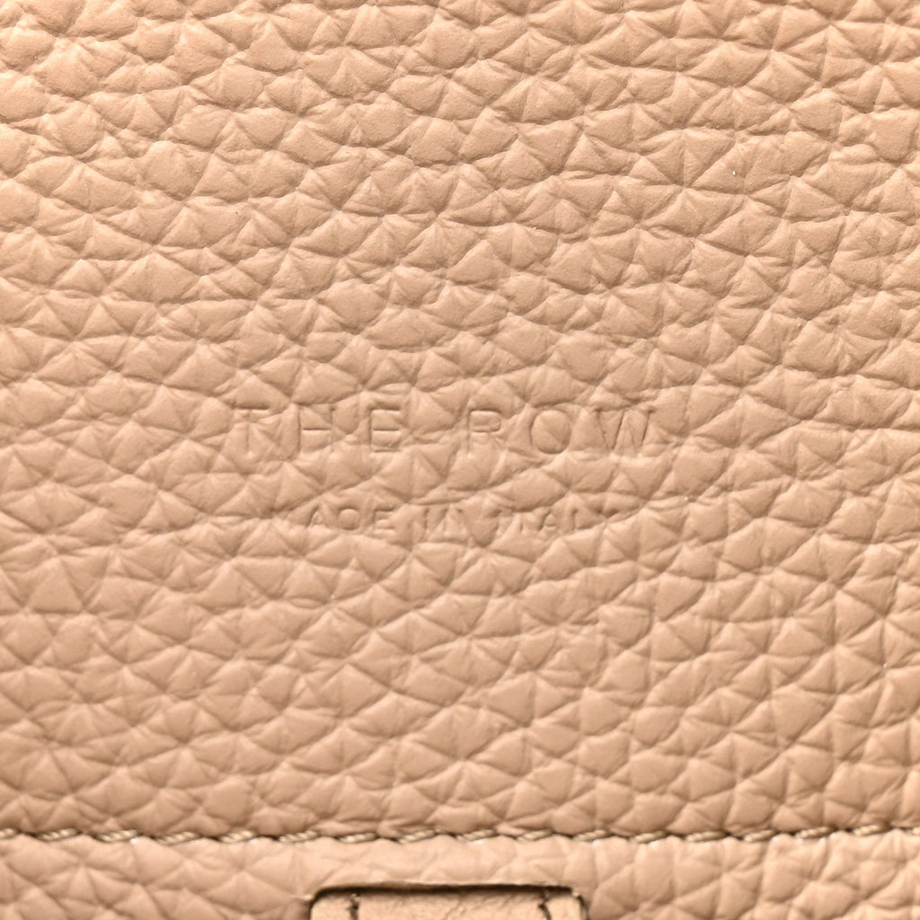 Grained Calfskin Soft Margaux 10 Bag Dark Taupe