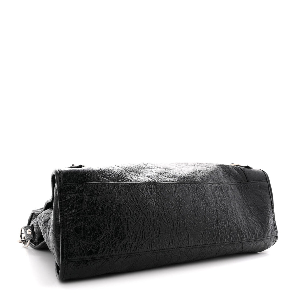 Agneau Arena Silver Hardware Medium Le City Black