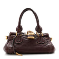Calfskin Medium Paddington Satchel Chocolate