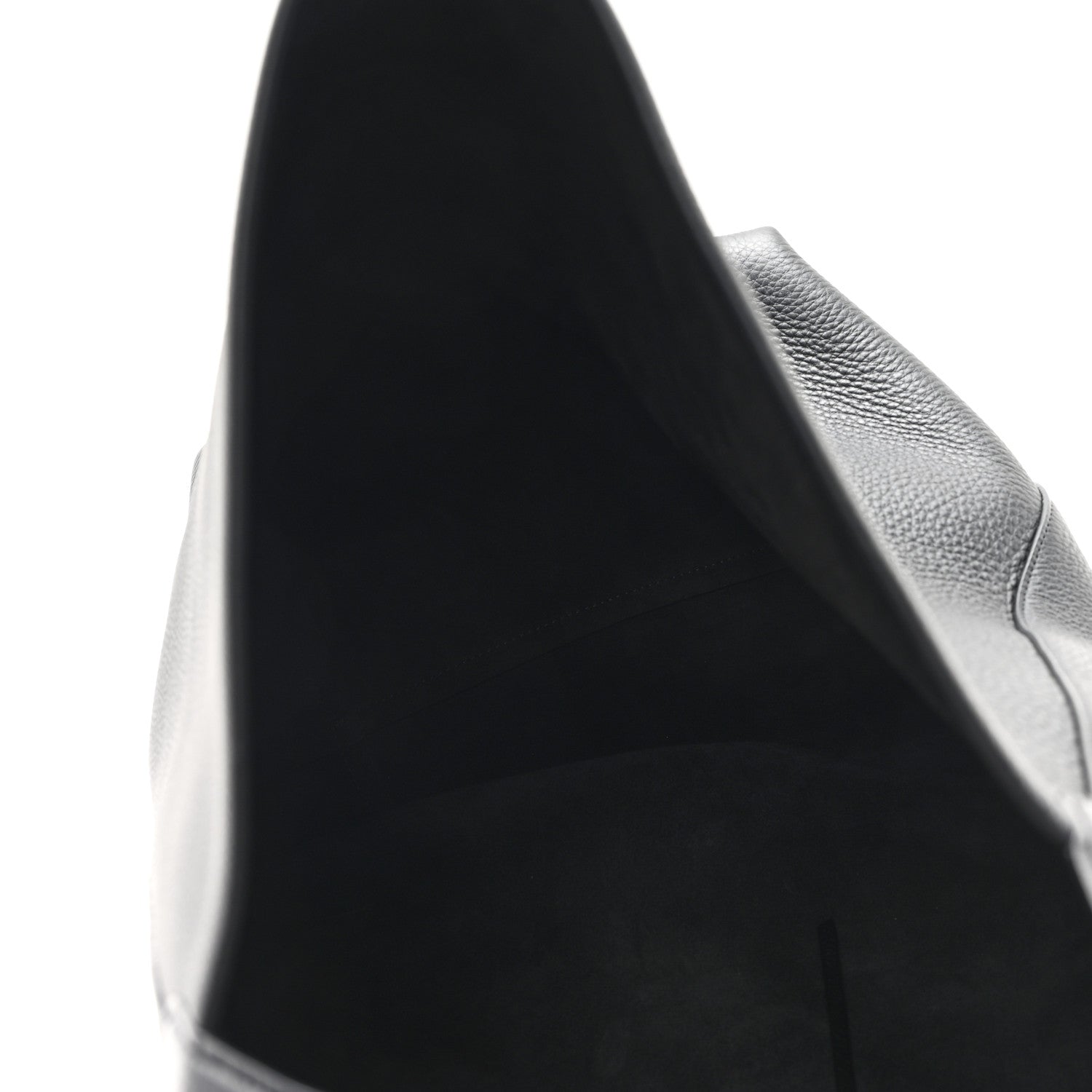 Grained Calfskin Large N/S Park Tote Black