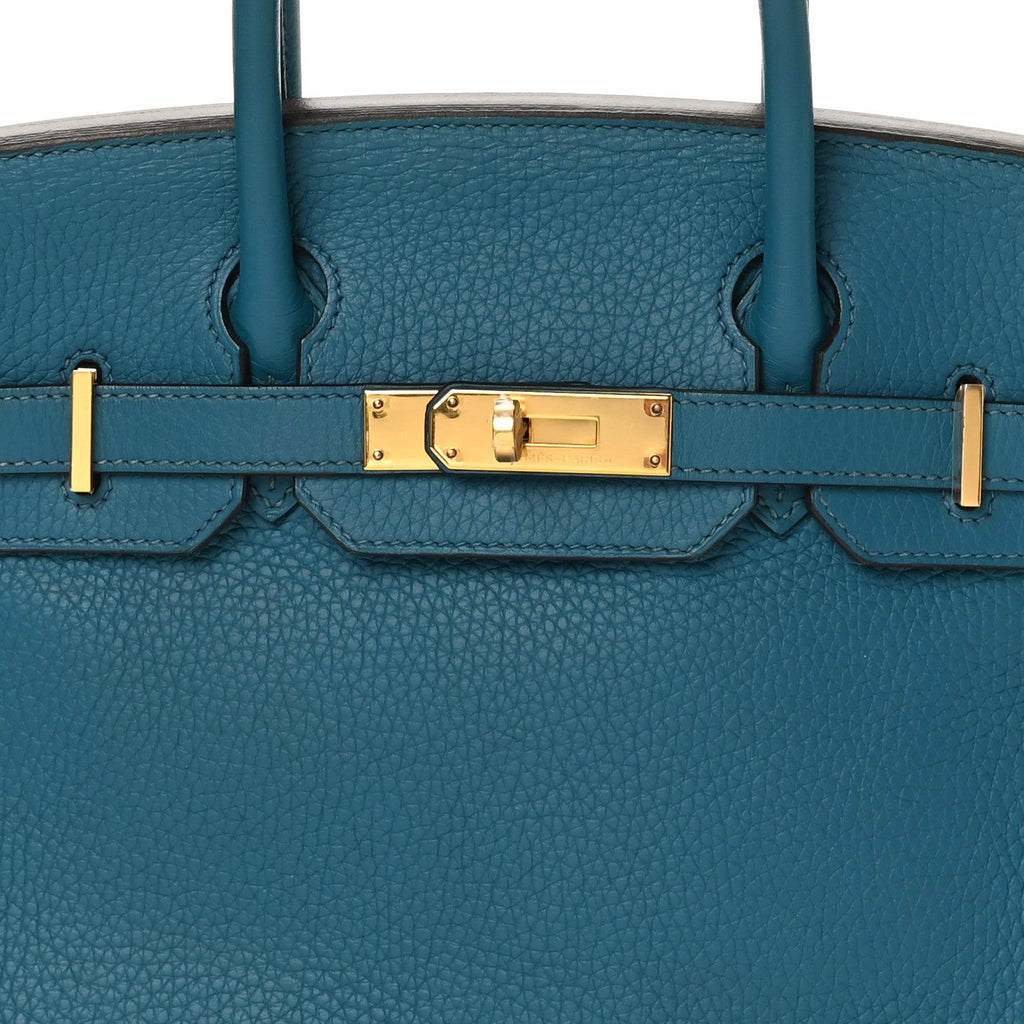 Togo Birkin 30 Bleu Izmir
