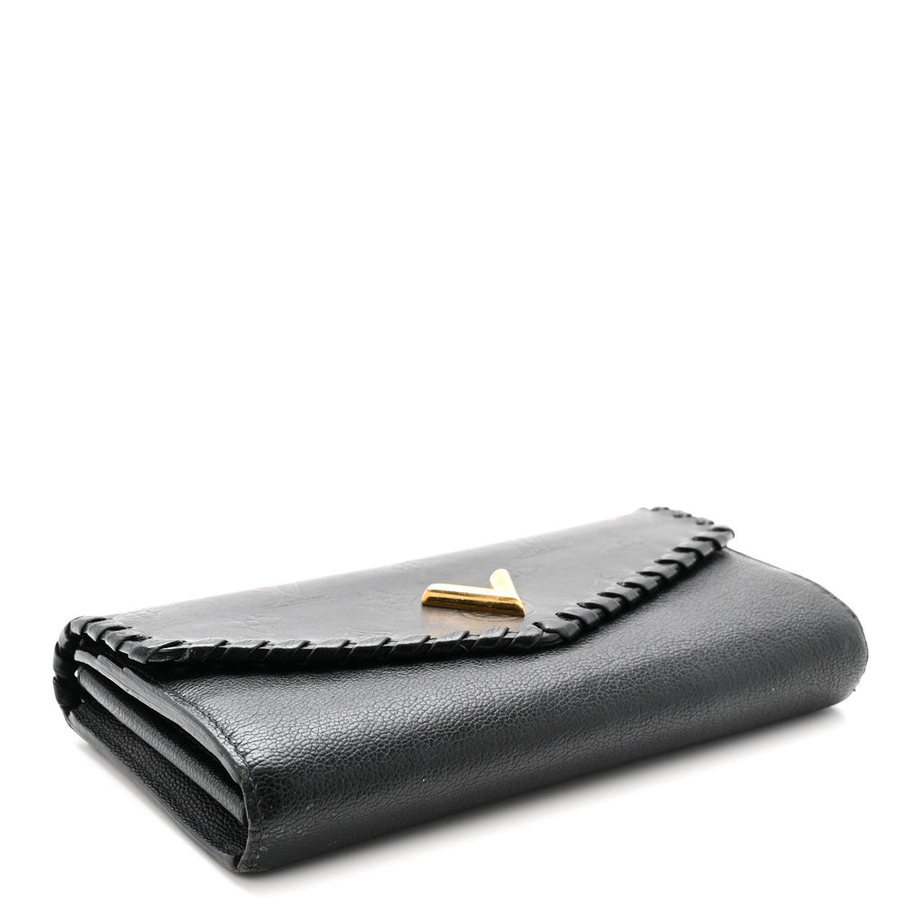 Monogram Cuir Plume Very Wallet Black