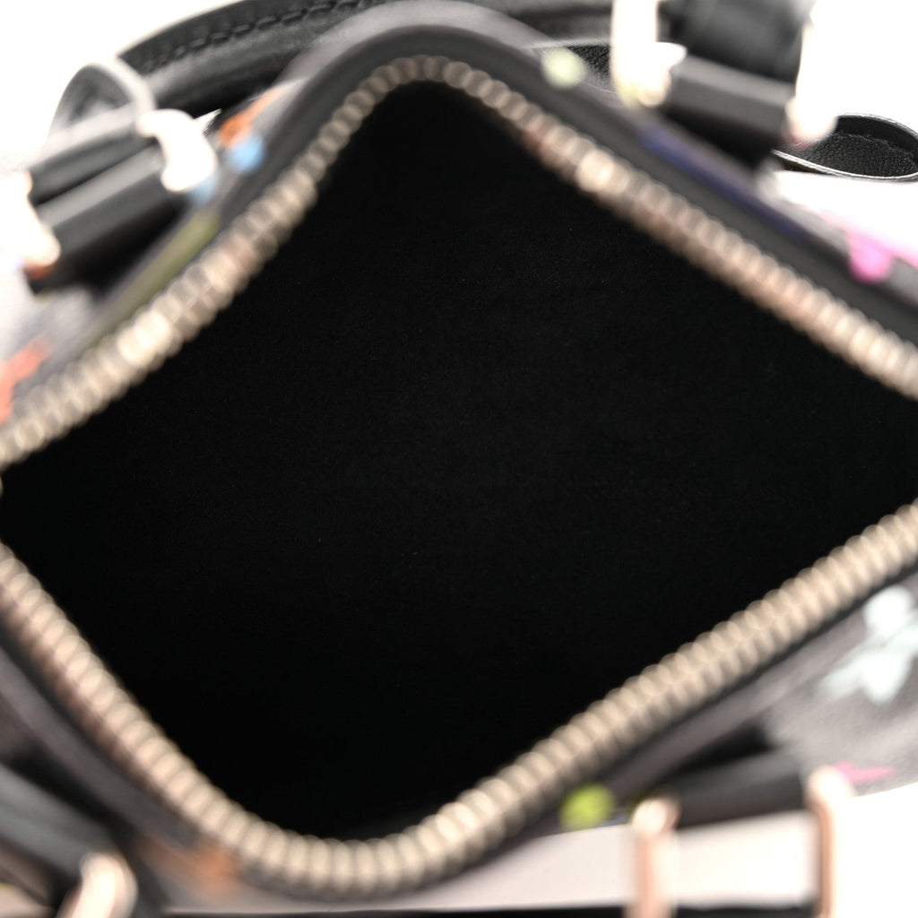 LV X TM Monogram Multicolor Nano Speedy Black