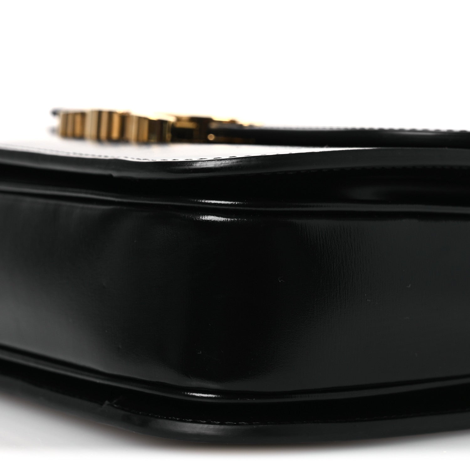 Shiny Calfskin Medium Triomphe Black