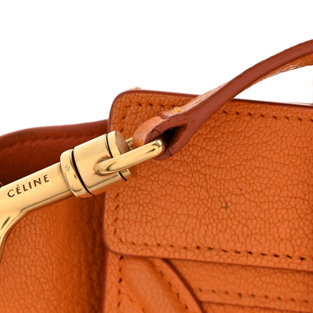 Goatskin Nano Luggage Orange
