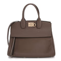 Calfskin Large Studio Bag Caraway Seed