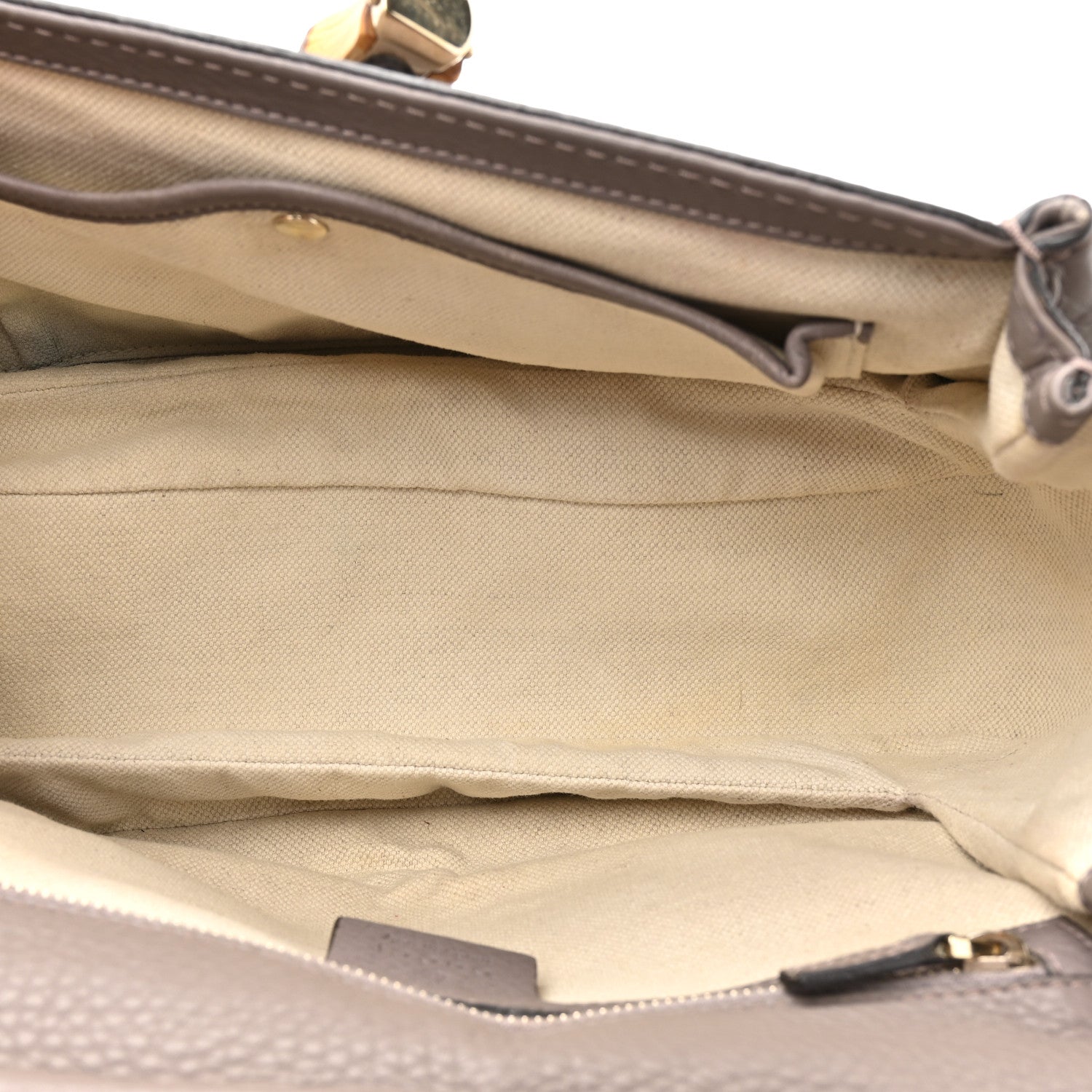 Calfskin Medium New Bamboo Top Handle Bag Mauve