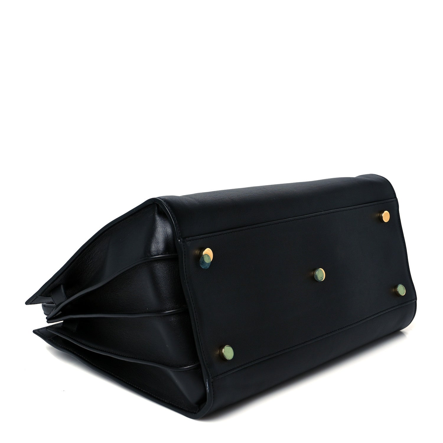 Calfskin Small Sac De Jour Black
