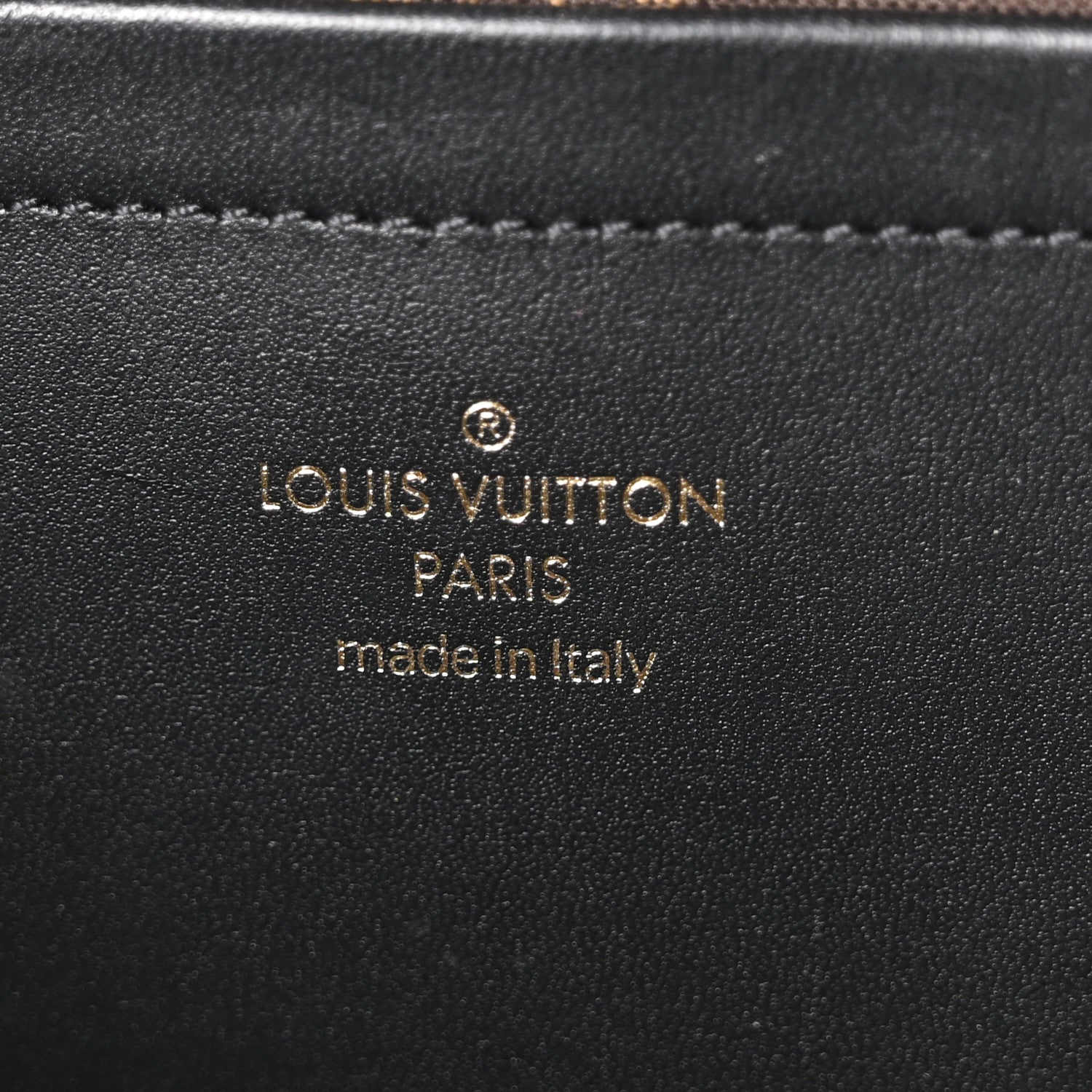 Calfskin Monogram Embossed Utility Crossbody Black