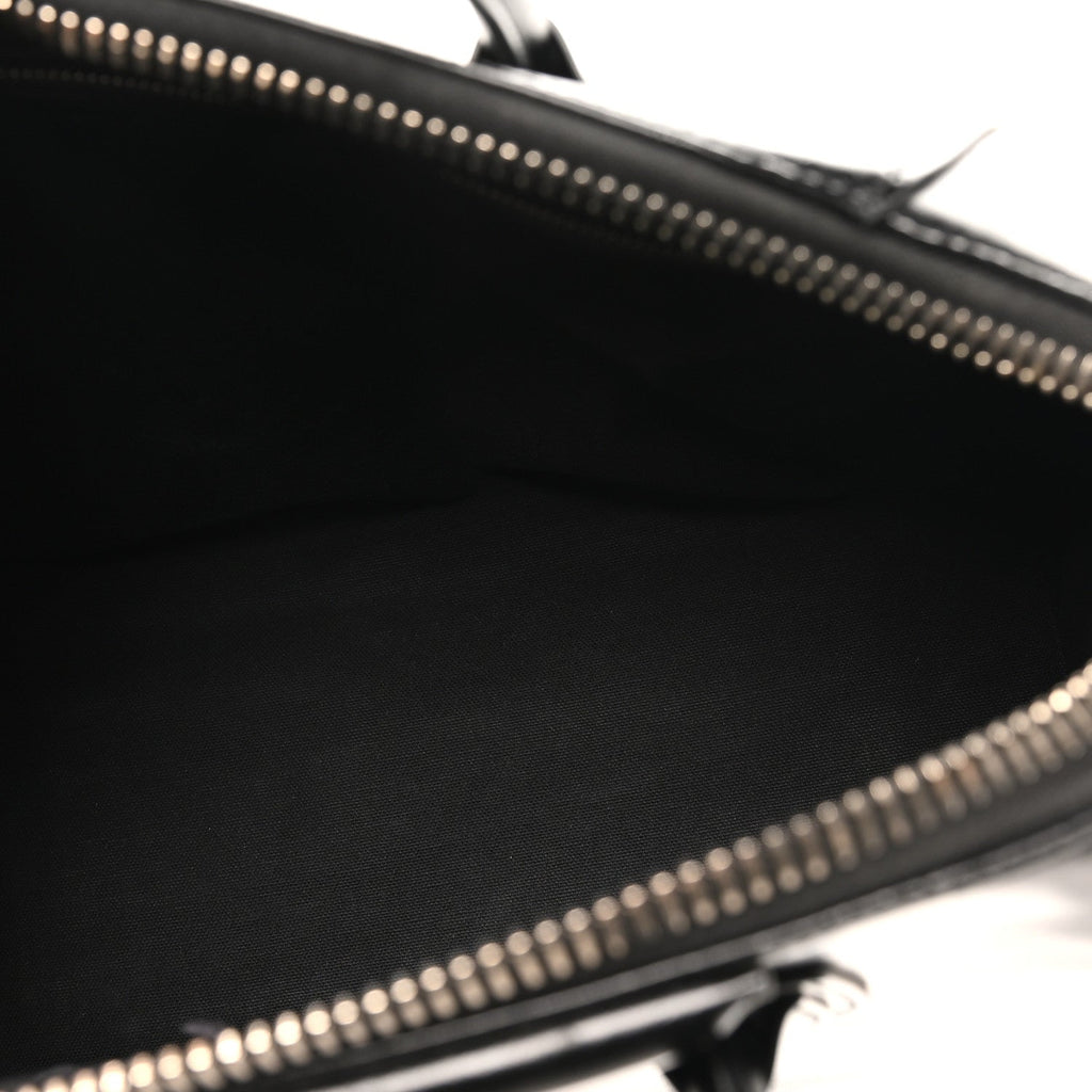Shiny Lord Calfskin Medium Antigona Black