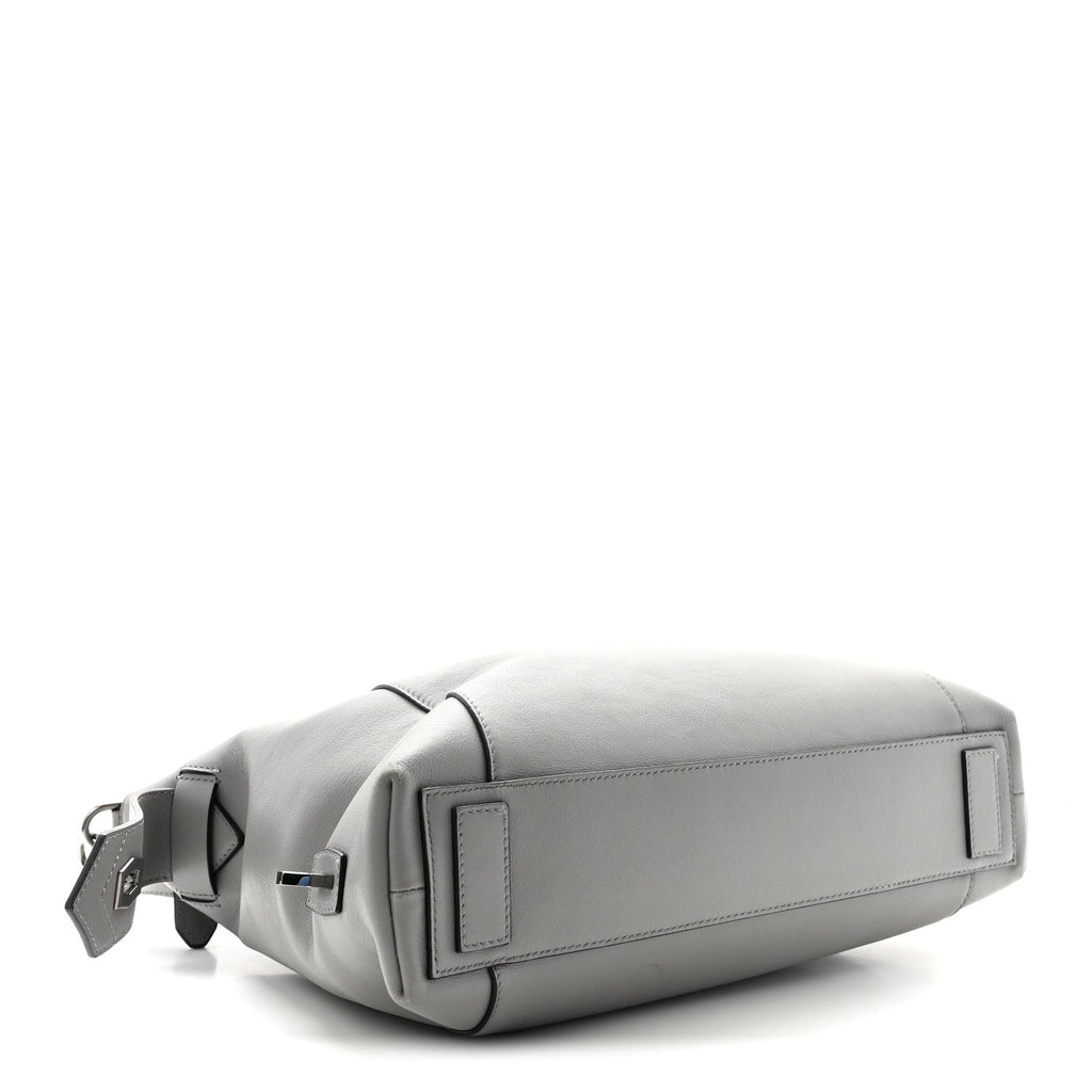 Calfskin Small Soft Antigona Pearl Grey