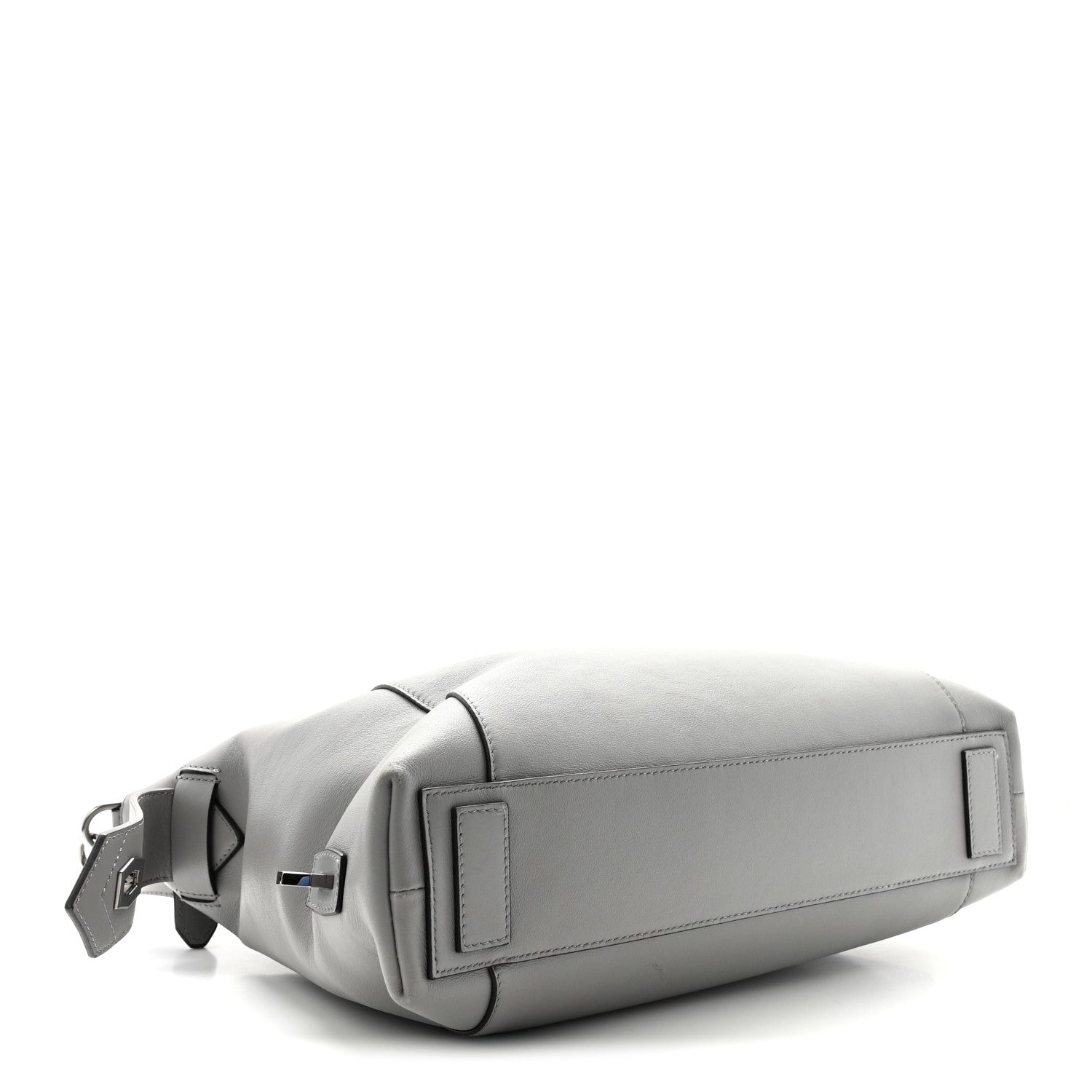 Calfskin Small Soft Antigona Pearl Grey