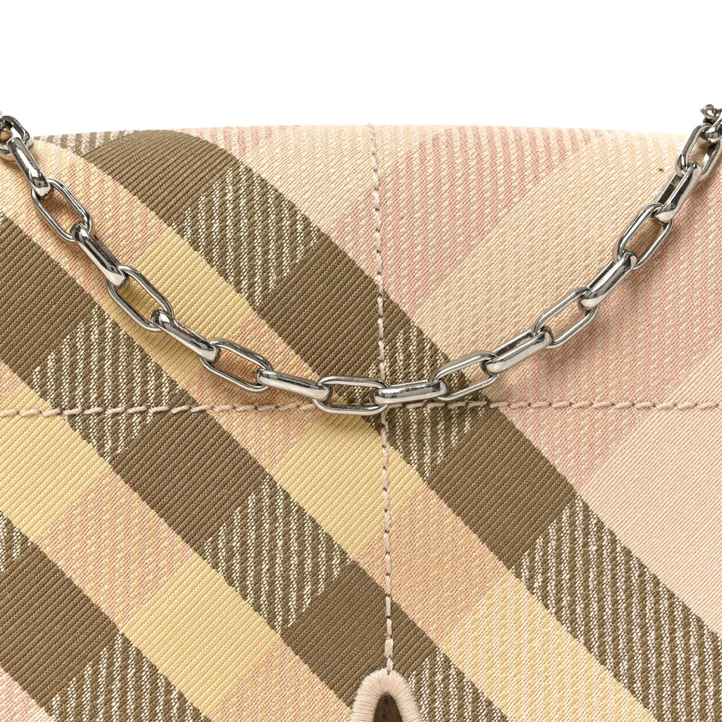 Jacquard Check Soft Snip Mini Chain Bag Teacup