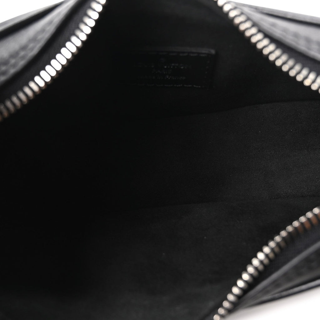 Calfskin Monogram Loop H27 Black