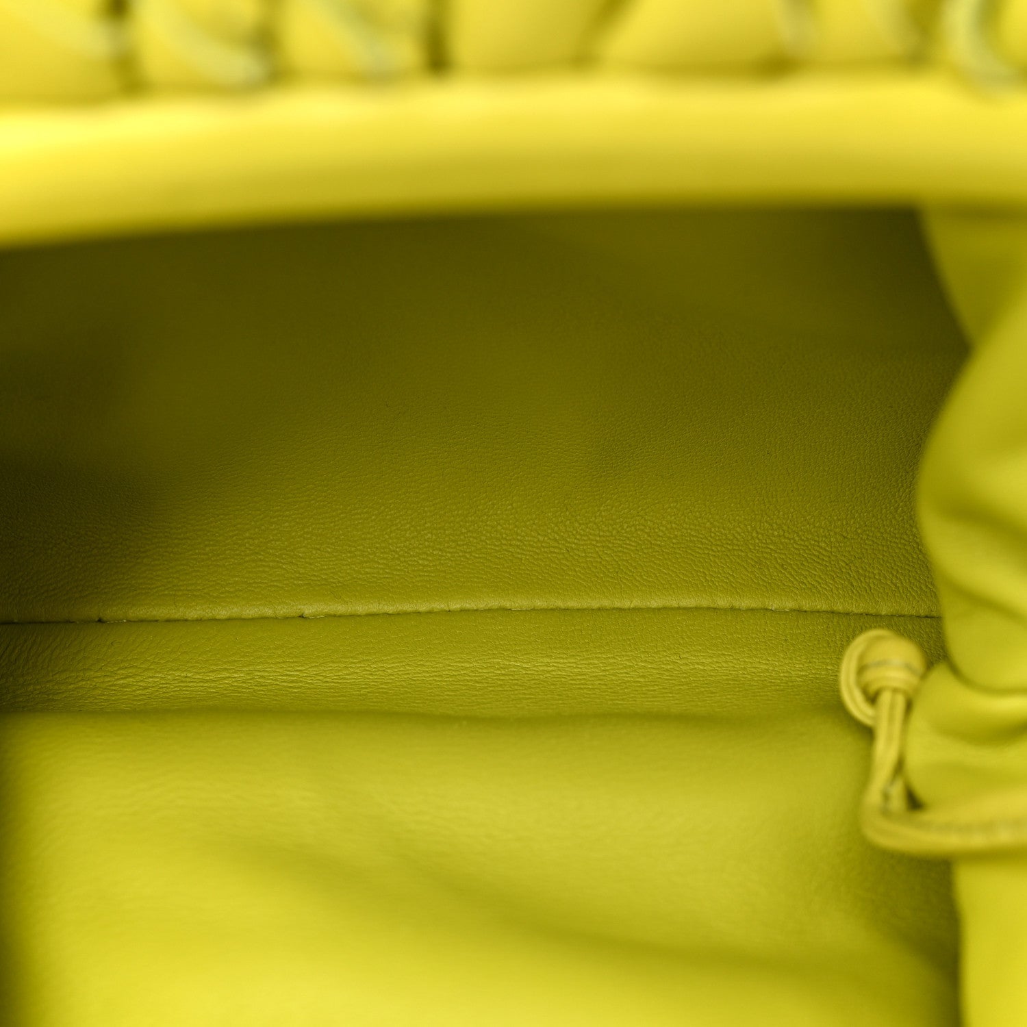 Nappa Intrecciato The Mini Pouch Kiwi