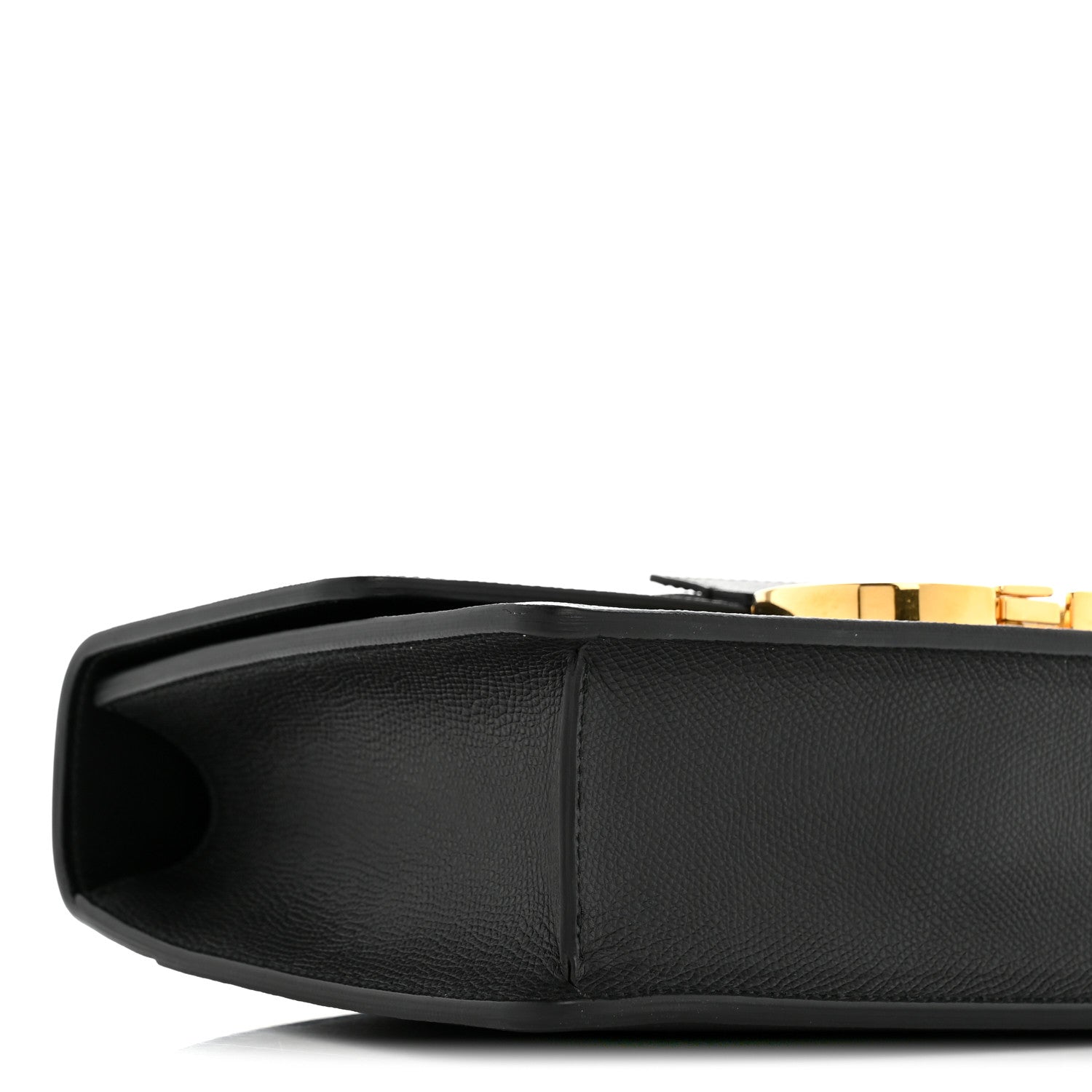 Grained Calfskin 30 Montaigne Flap Bag Black