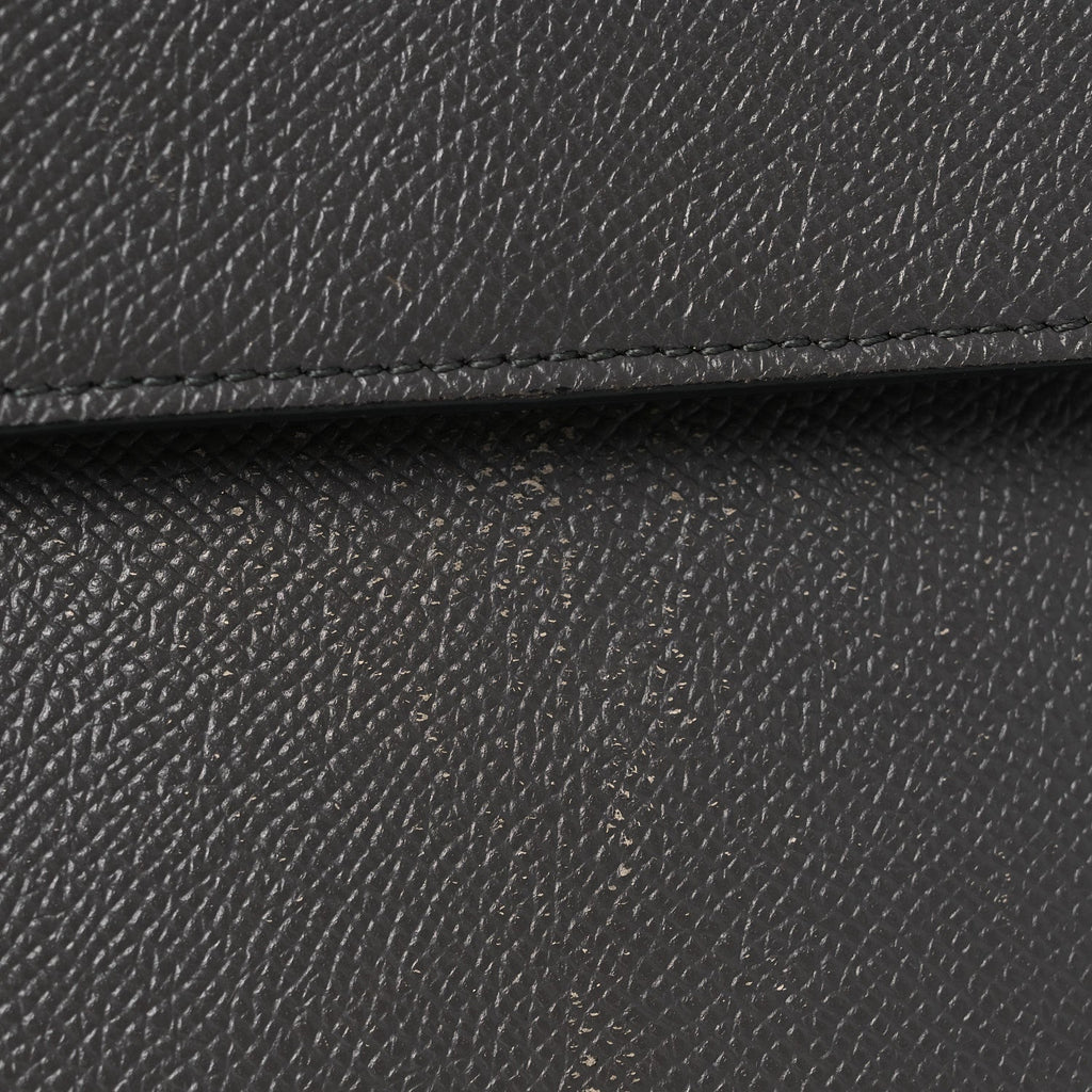 Grained Calfskin Nano Belt Bag Grey