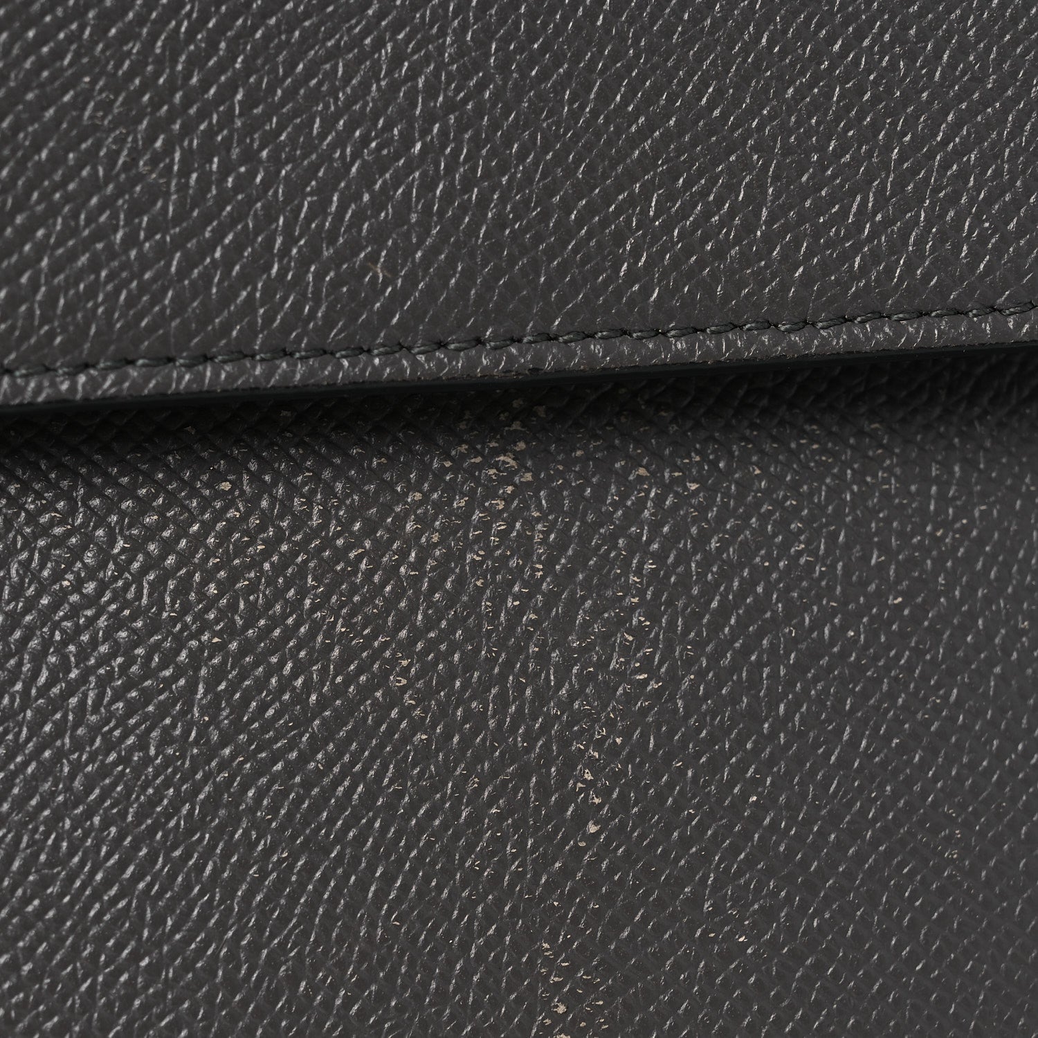 Grained Calfskin Nano Belt Bag Grey