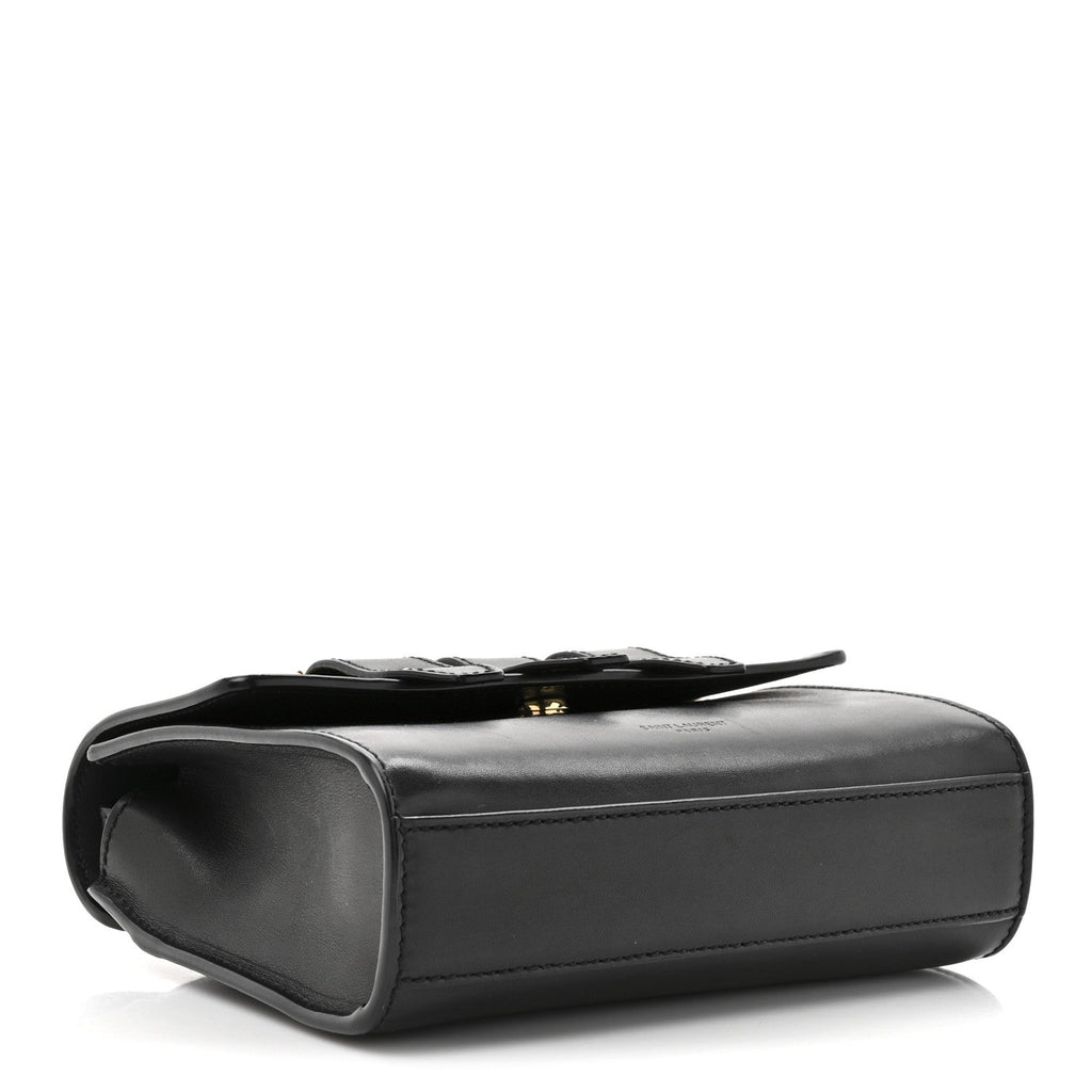 Smooth Calfskin Nico Shoulder Bag Black
