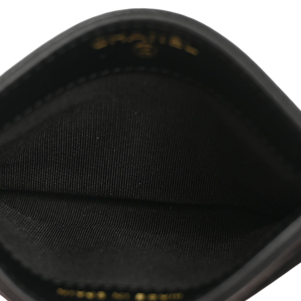 Caviar Quilted Boy  Holder Black