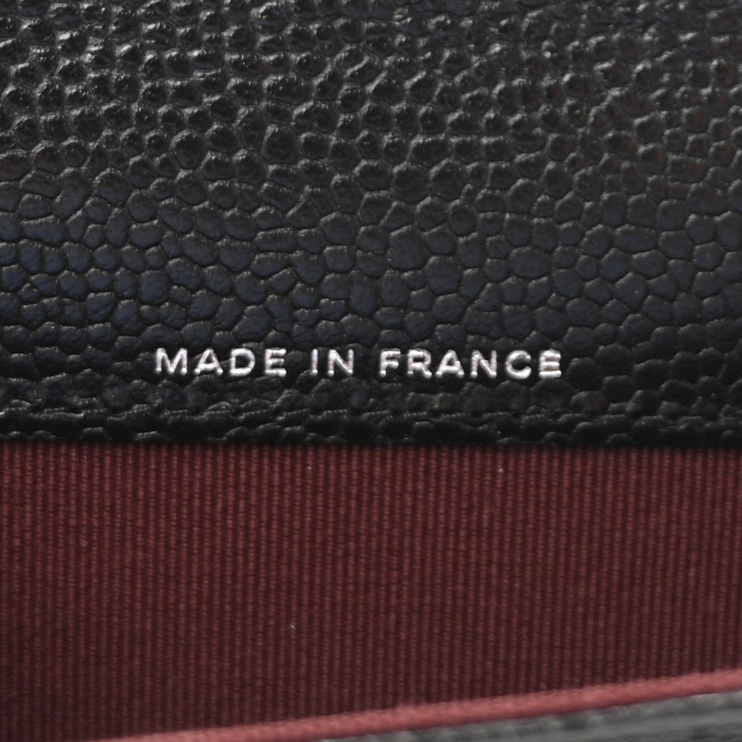 Caviar Quilted Flap  Holder Wallet Black