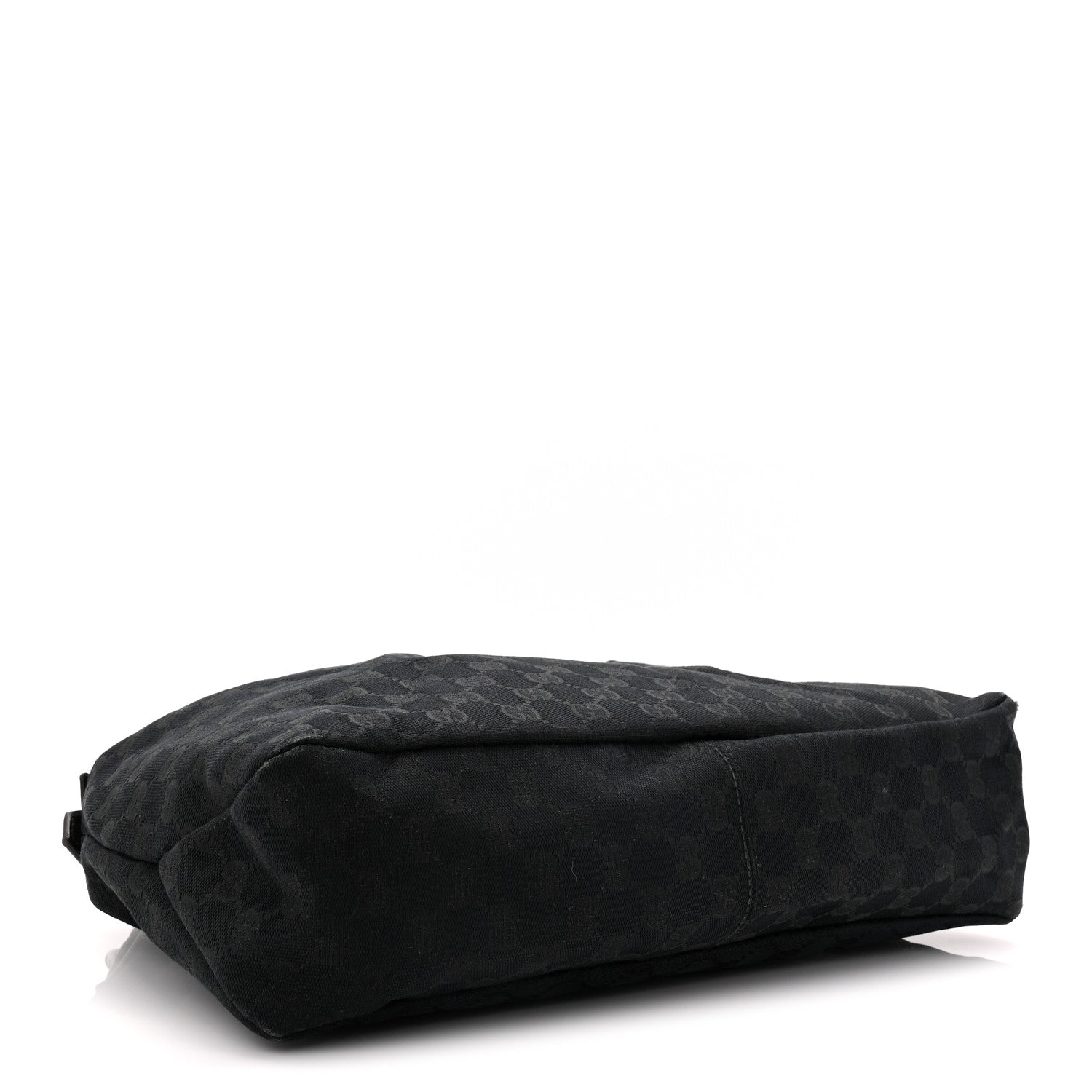 Monogram Medium Horsebit Chain Hobo Black