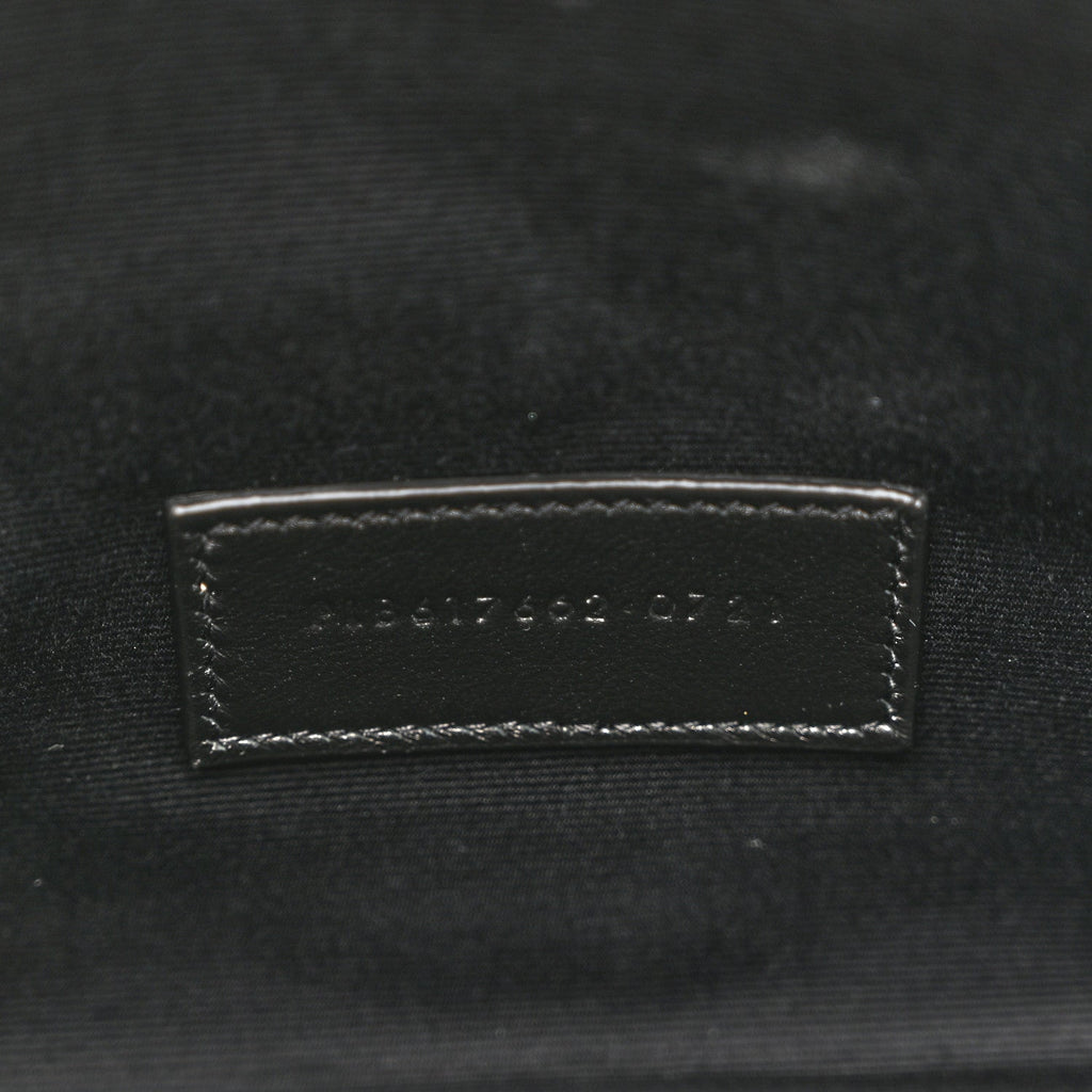 Grain De Poudre Matelasse Chevron Monogram Envelope Clutch Crema Soft