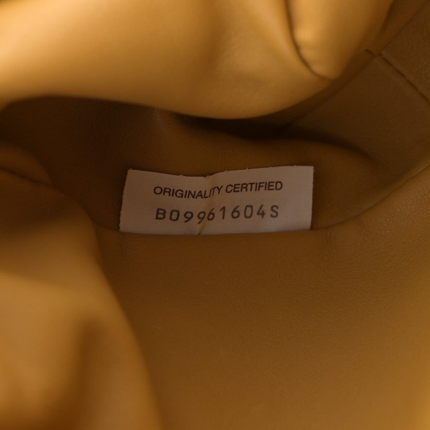 Butter Calfskin The Mini Pouch Butterscotch