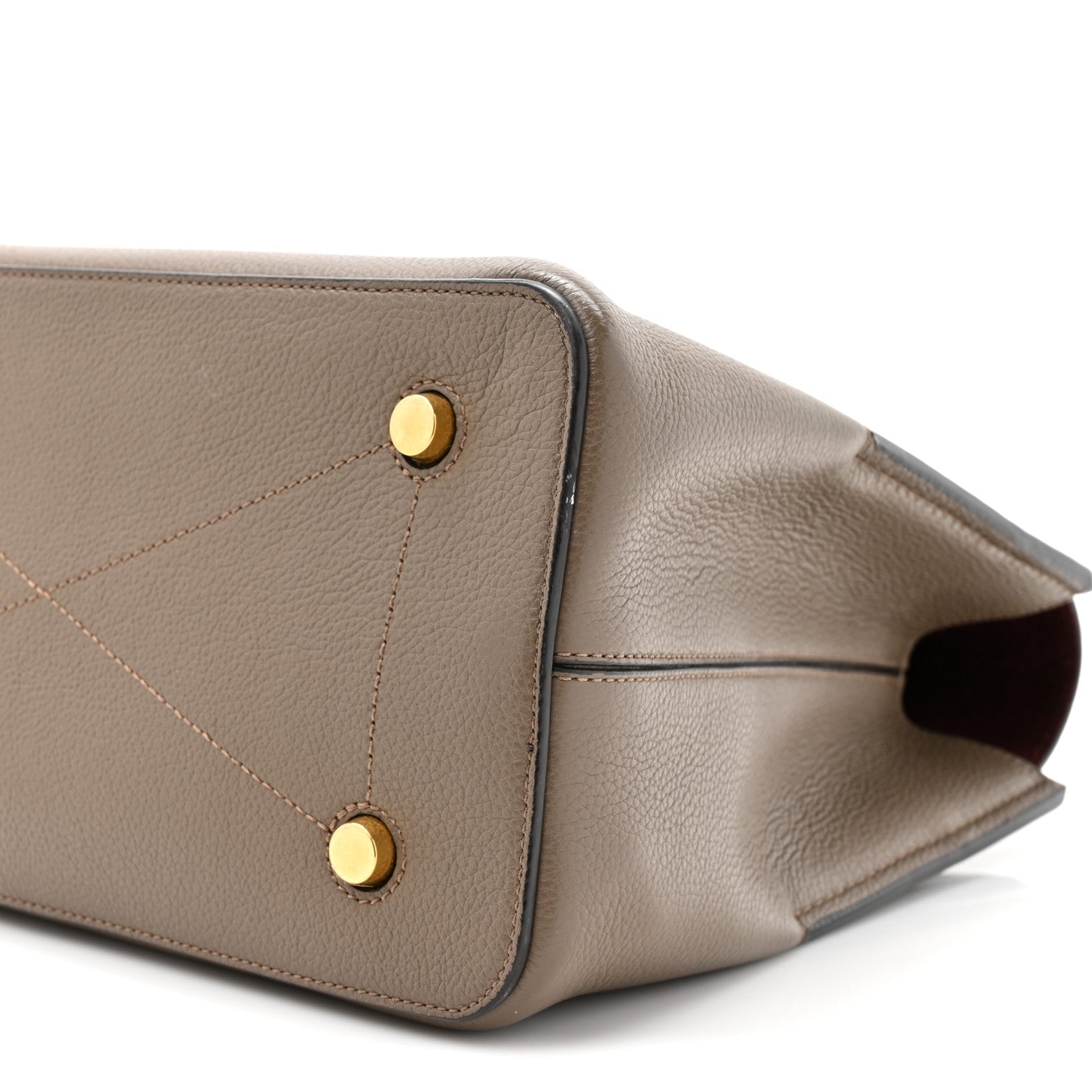 Small Classic Grain Calfskin Seaton Clay