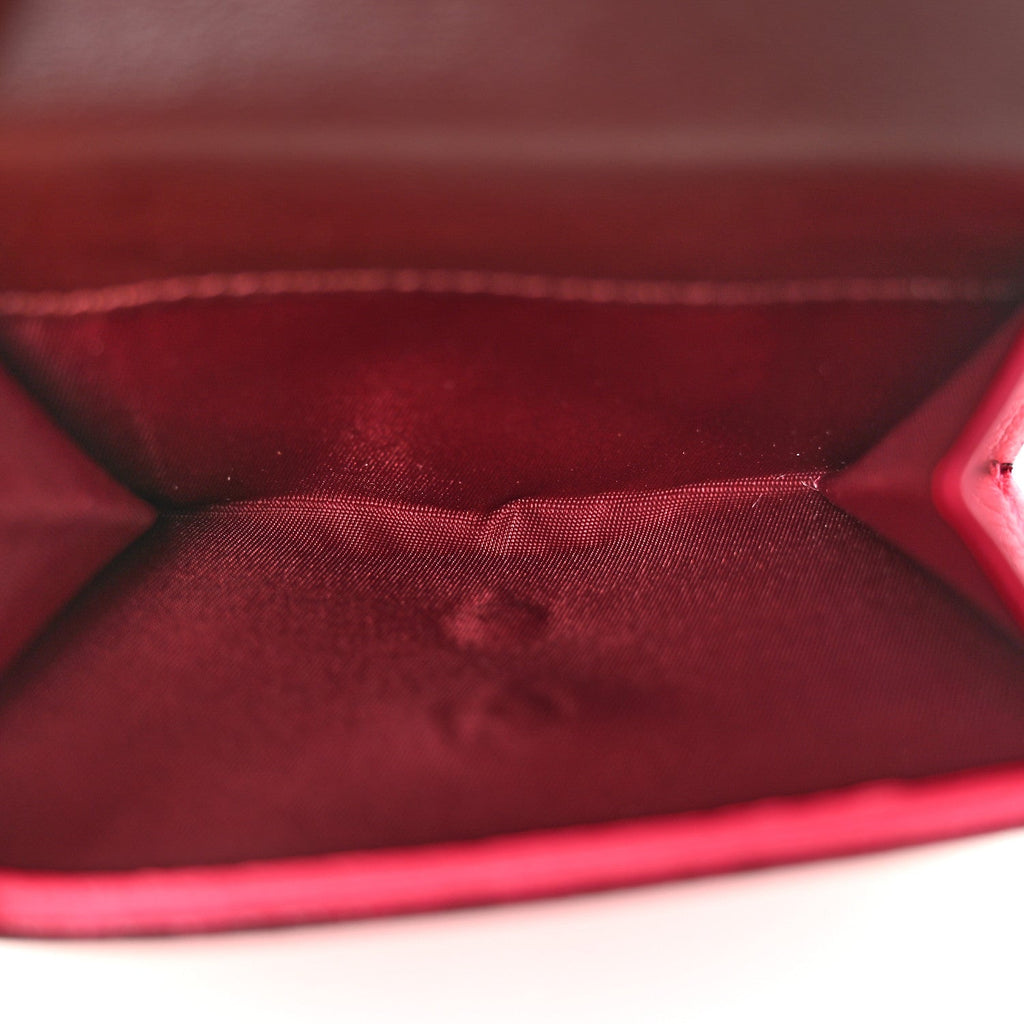 Bullcalf Diorissimo Envelope Wallet Rose Passion