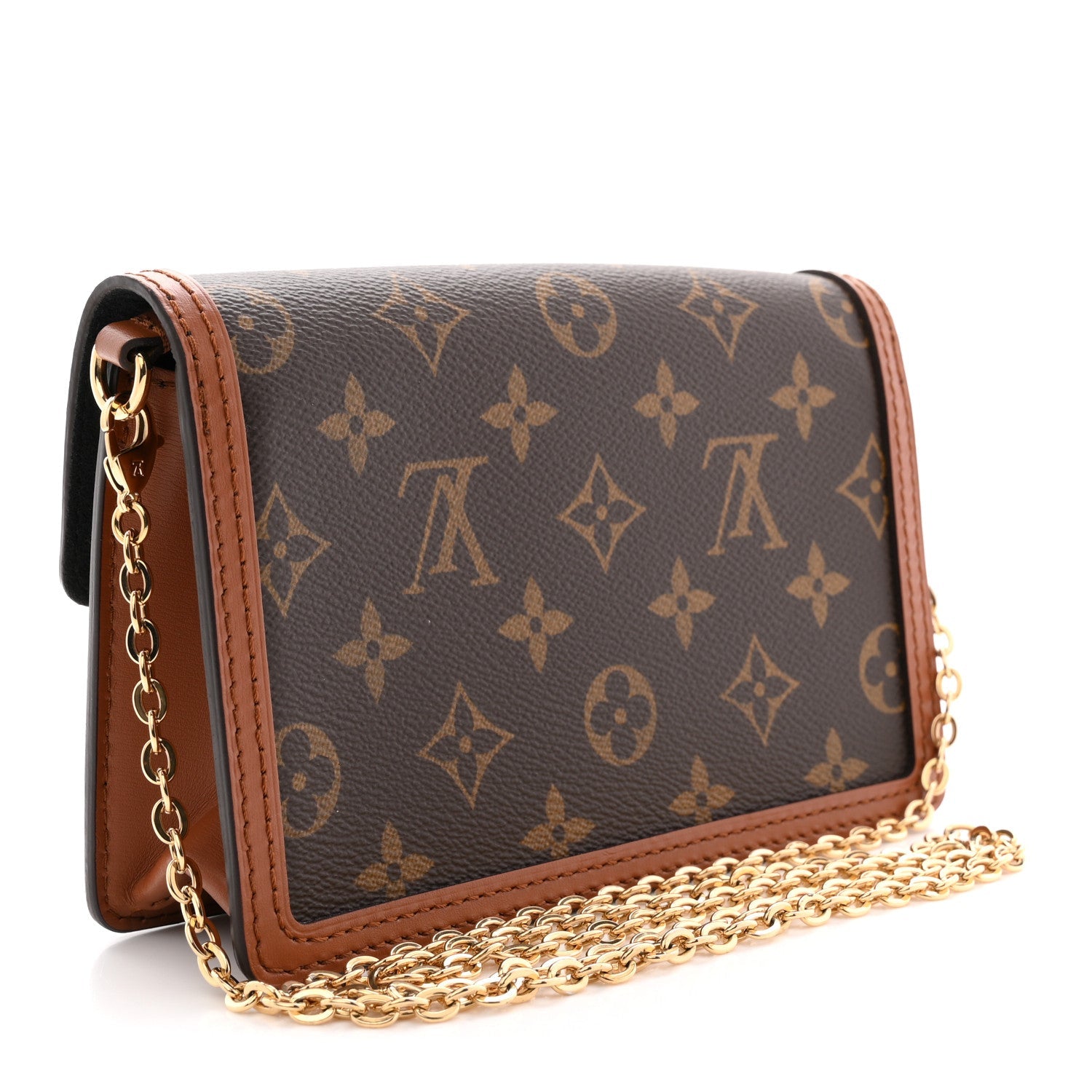 Reverse Monogram Dauphine Chain Wallet