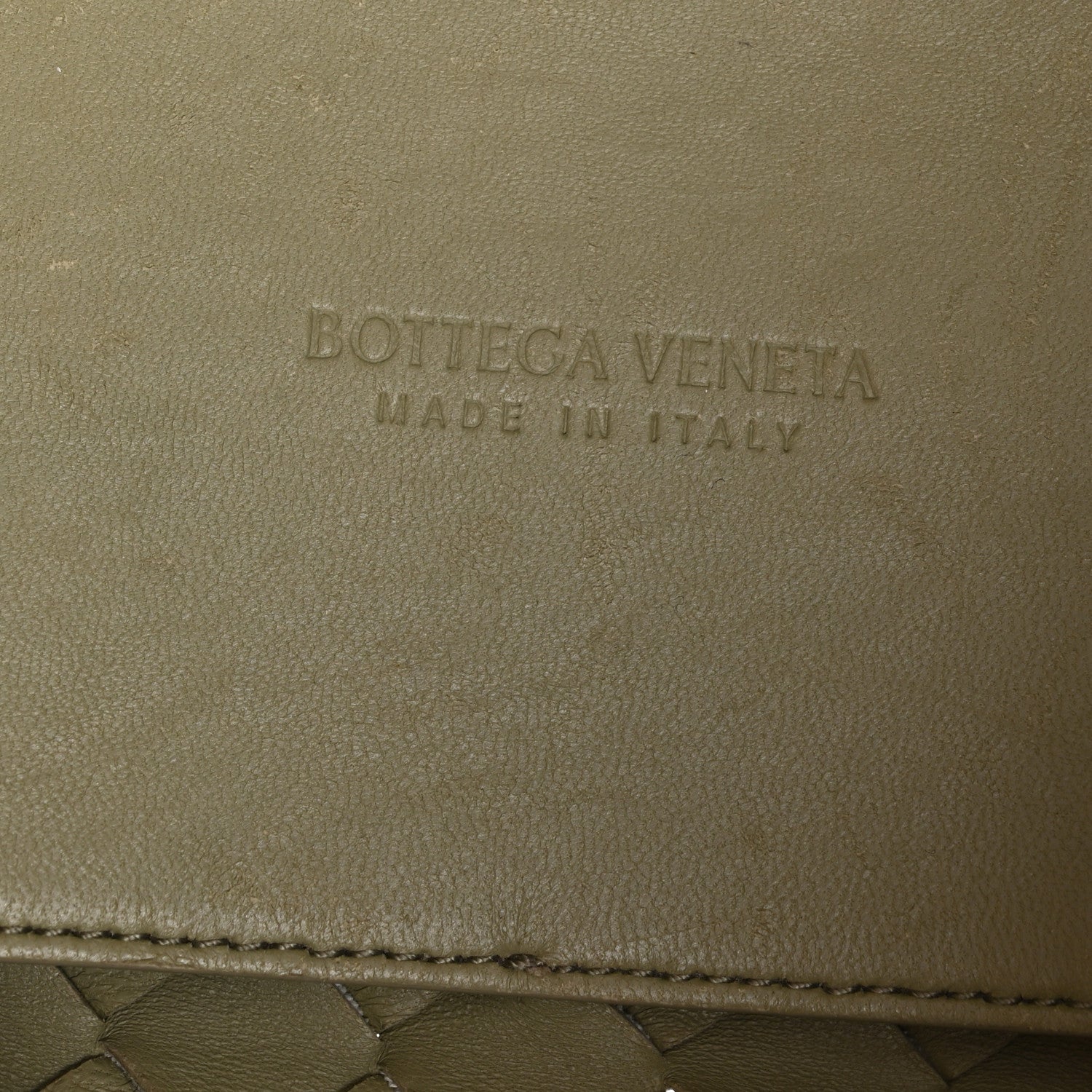 Nappa Intrecciato Small Andiamo Shoulder Bag Travertine