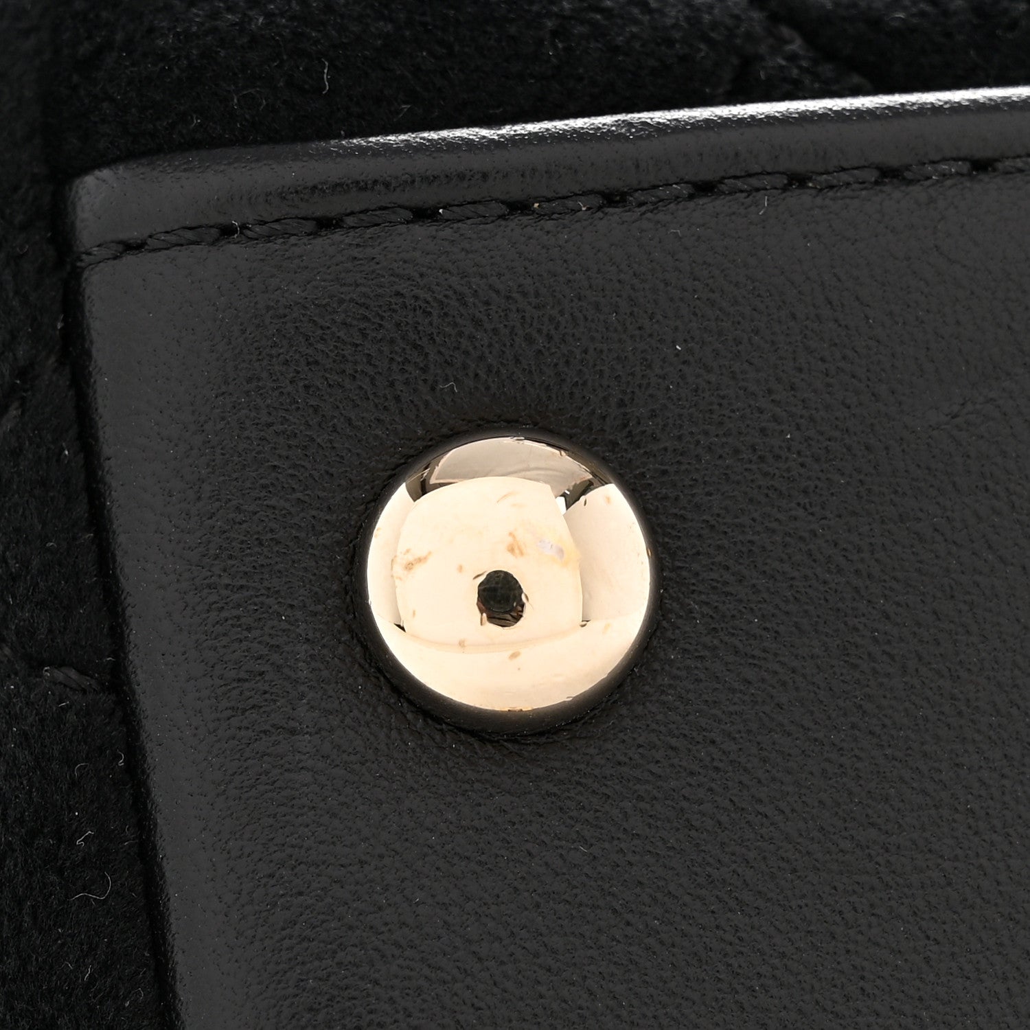 Velvet Crystal Quilted Extra Mini Coco Handle Flap Black