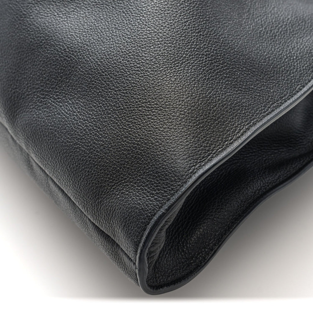 Calfskin Large Blondie Tote  Black