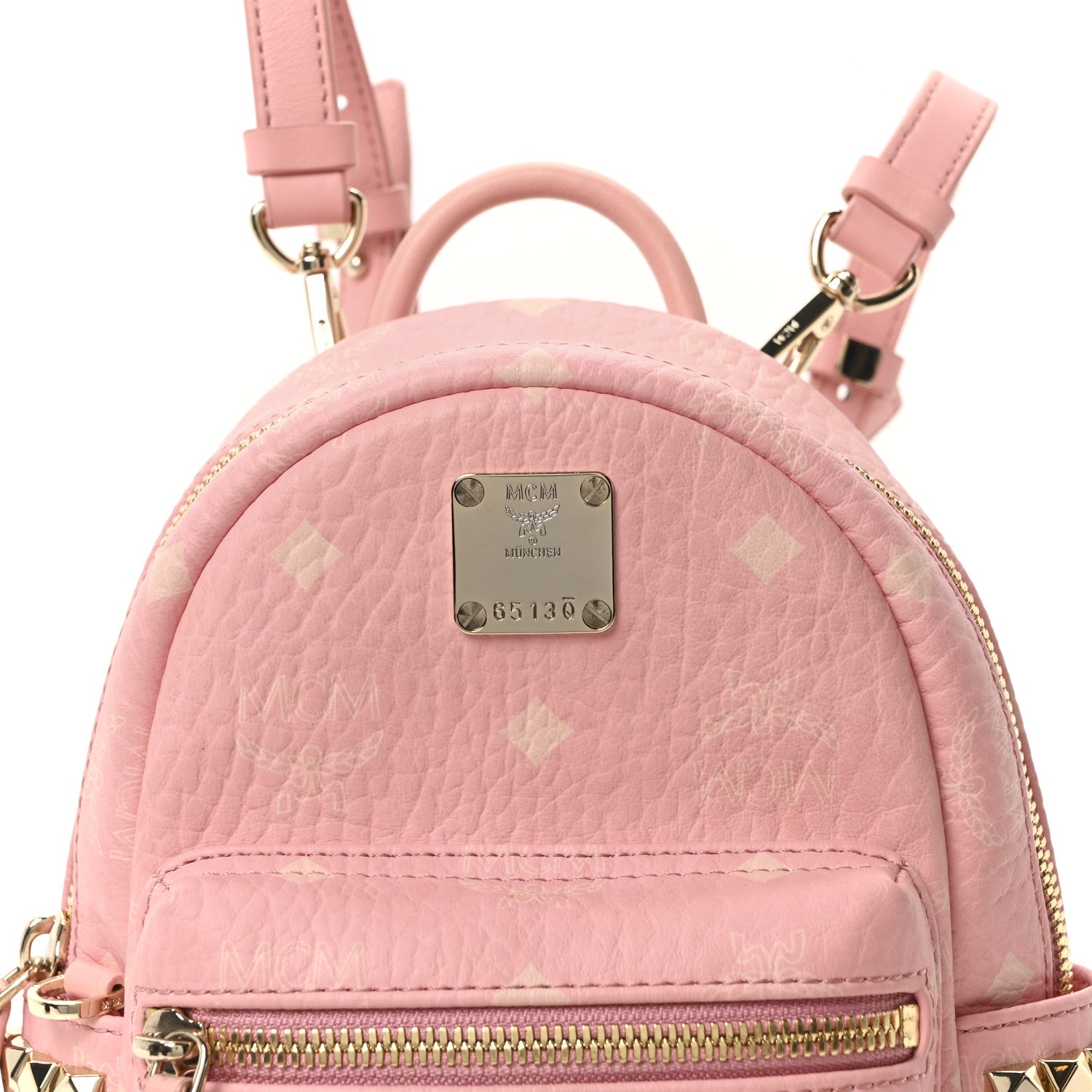Visetos Side Stud X-Mini Stark Bebe Boo Backpack Soft Pink