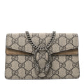 GG Supreme Monogram Super Mini Dionysus Shoulder Bag Taupe