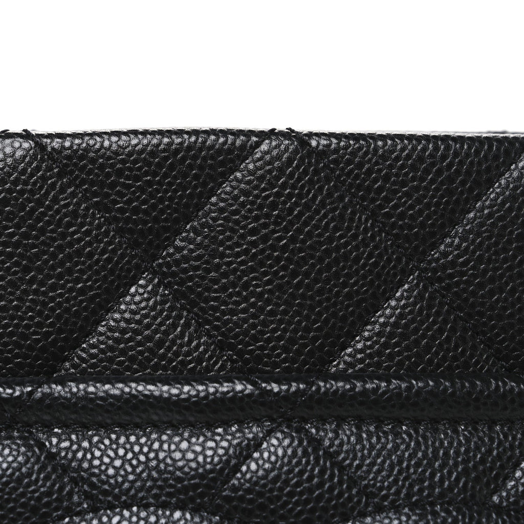 Caviar Quilted CC Timeless Soft Tote Black