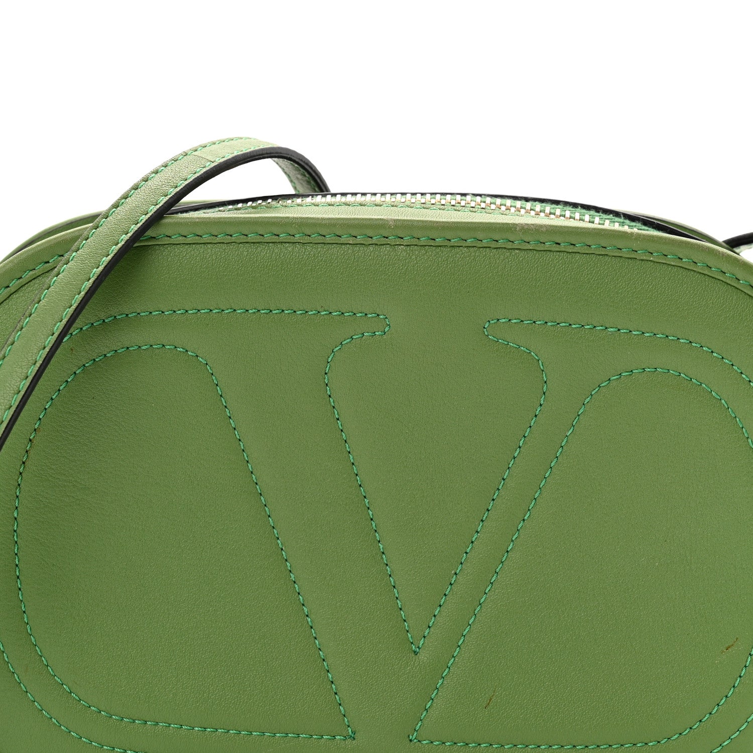 Vitello Small Logo Go Crossbody Bag Clover