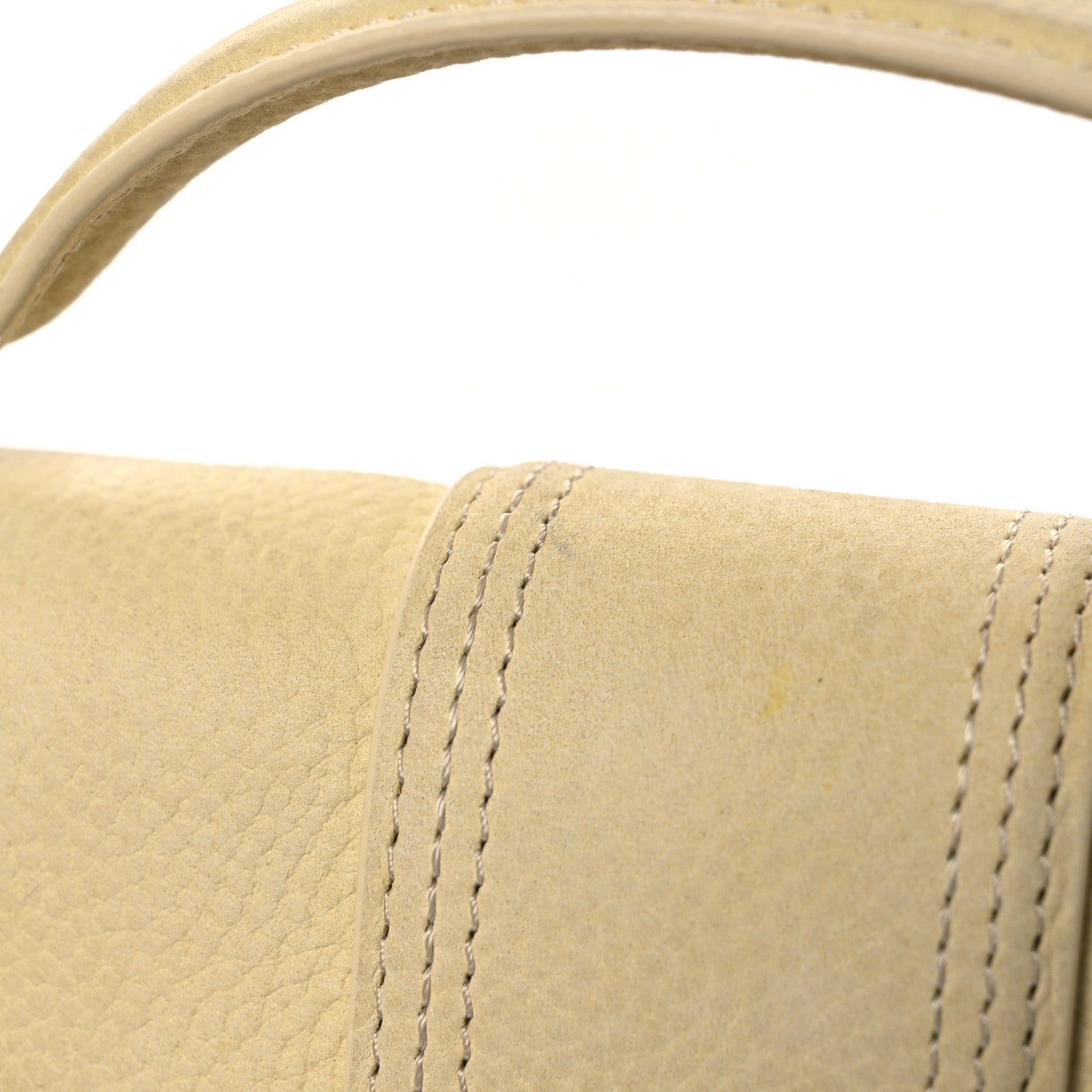 Grained Calfskin Le Grand Bambino Light Yellow