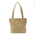 Calfskin CC Tote Beige