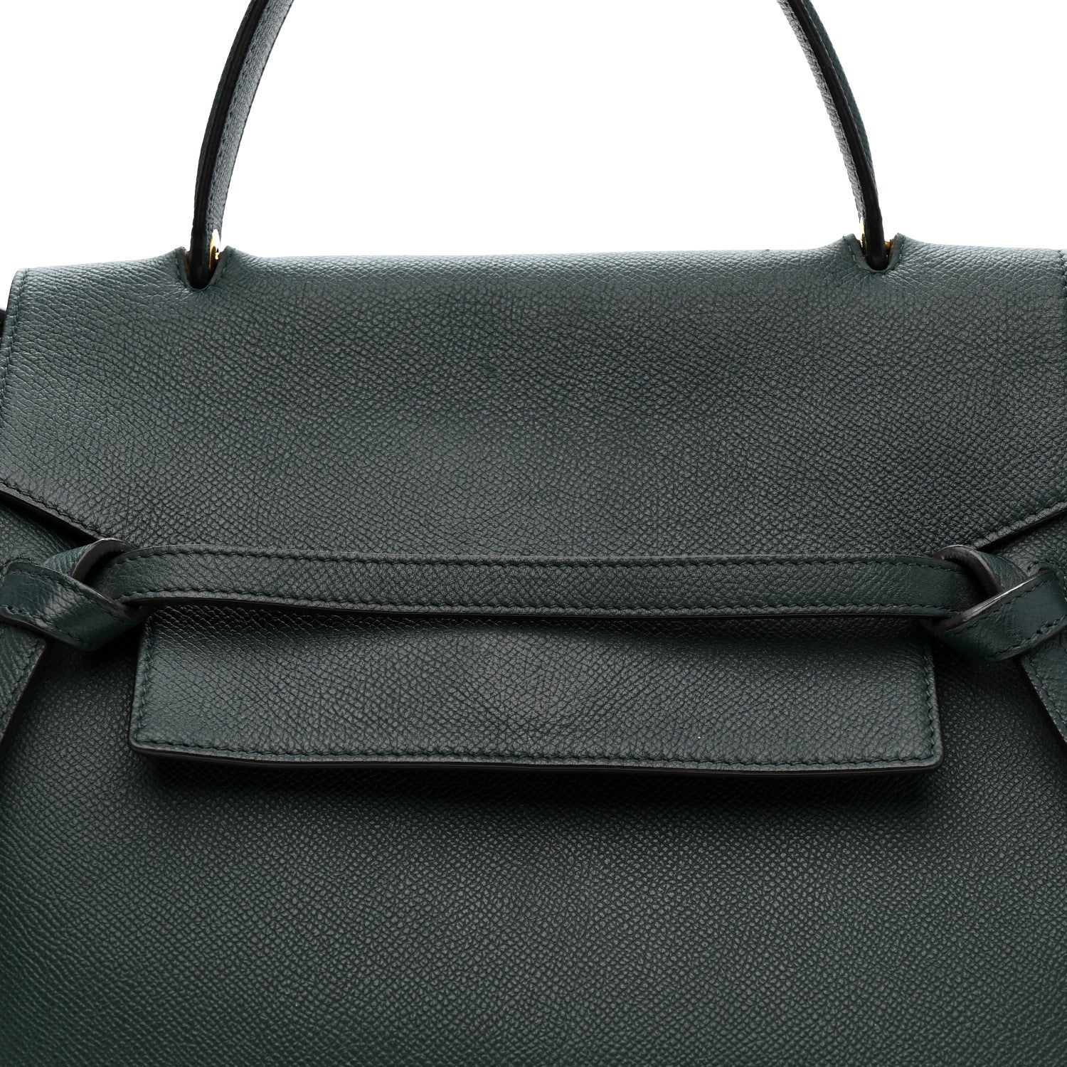 Grained Calfskin Mini Belt Bag Amazone