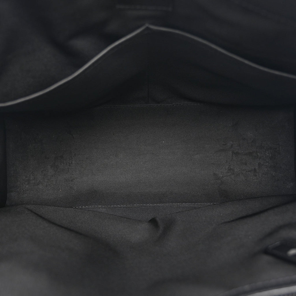Grained Calfskin LV Aerogram Tote Black