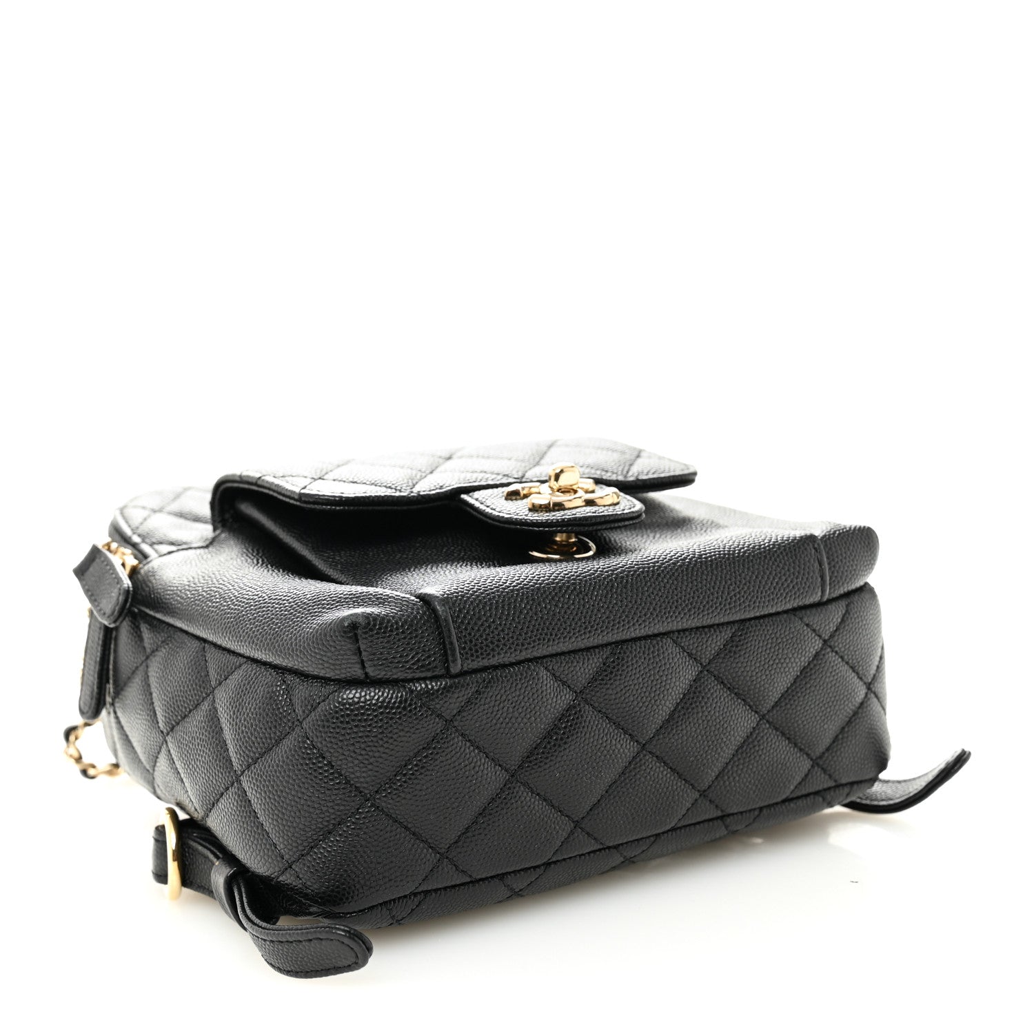 Caviar Quilted Small CC Day Backpack Black