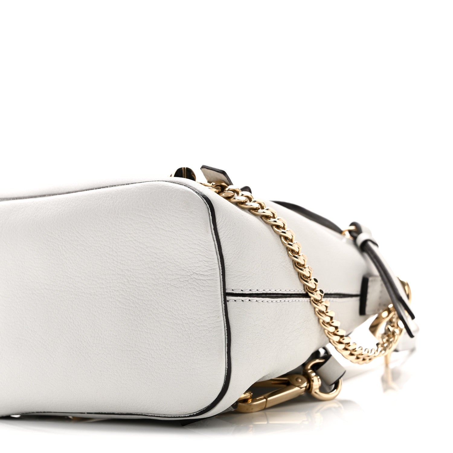 Suede Calfskin Mini Faye Backpack Airy Grey