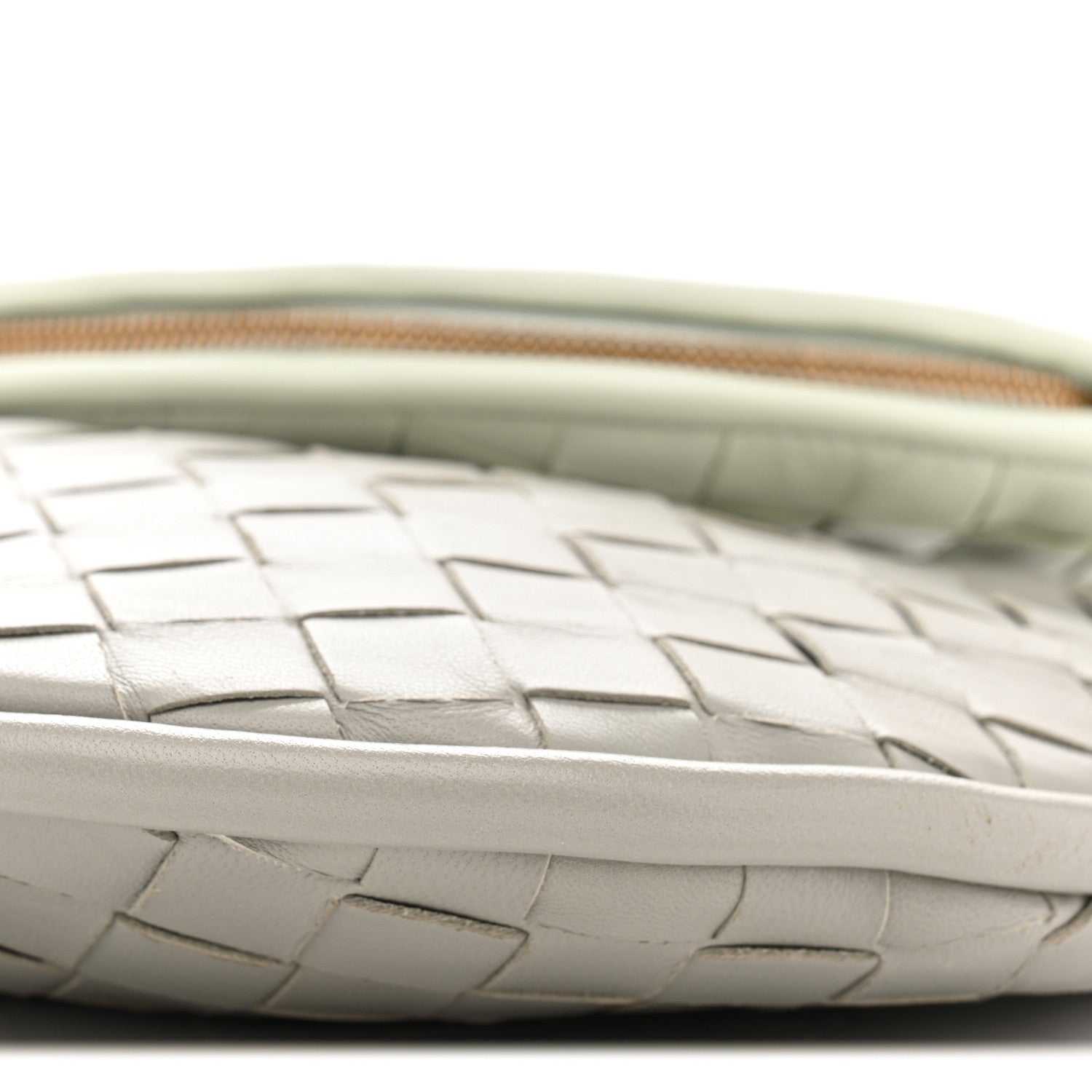 Nappa Intrecciato Small Gemelli Agate Grey Glacier