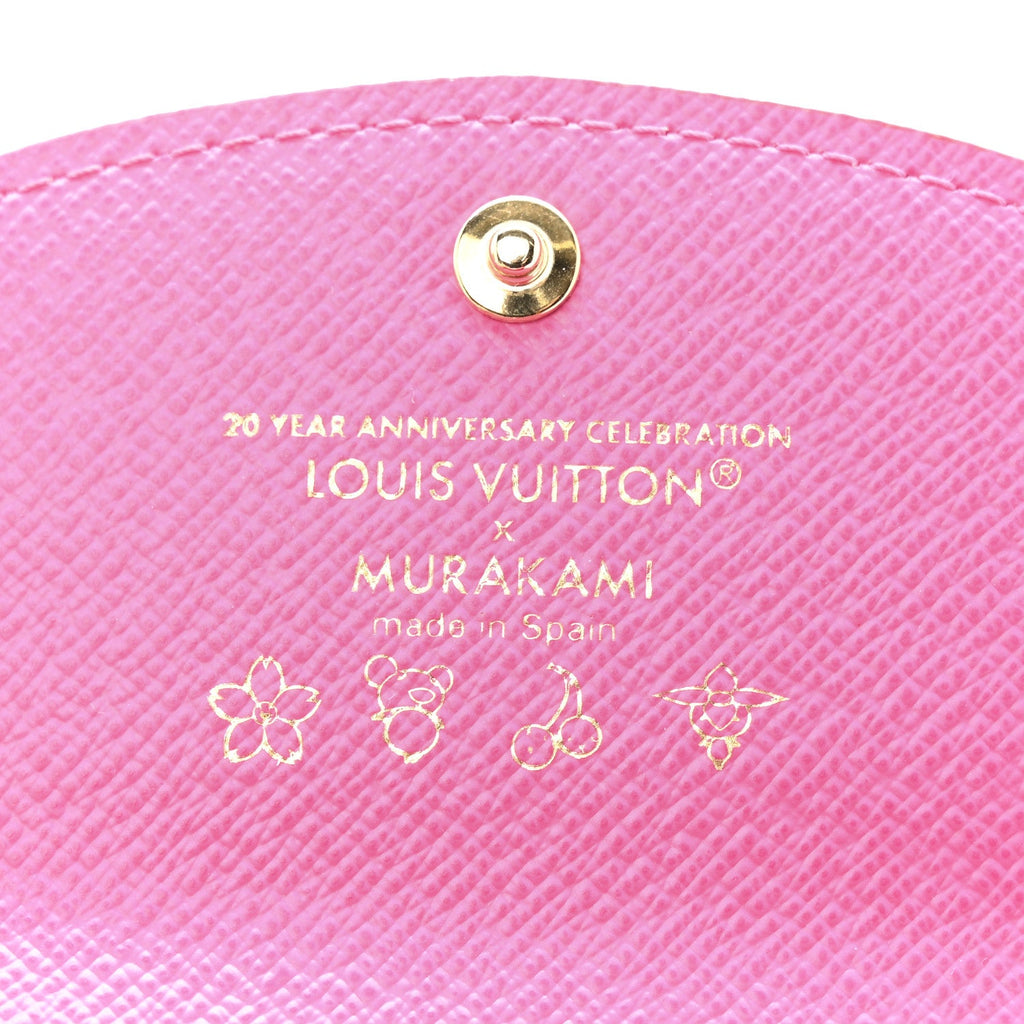 LV X TM Monogram Multicolor Rosalie Coin Purse White Kawaii Pink