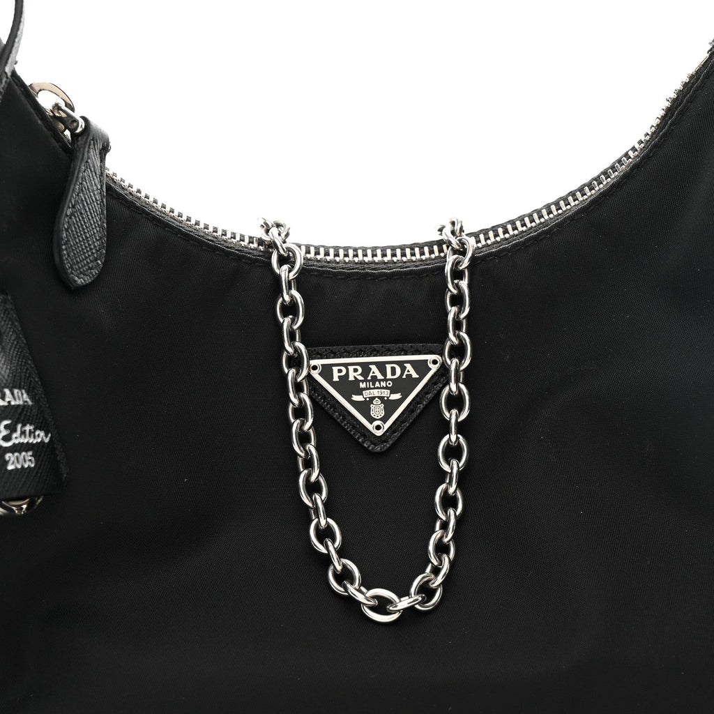 Nylon Re-Edition 2005 Shoulder Bag Black