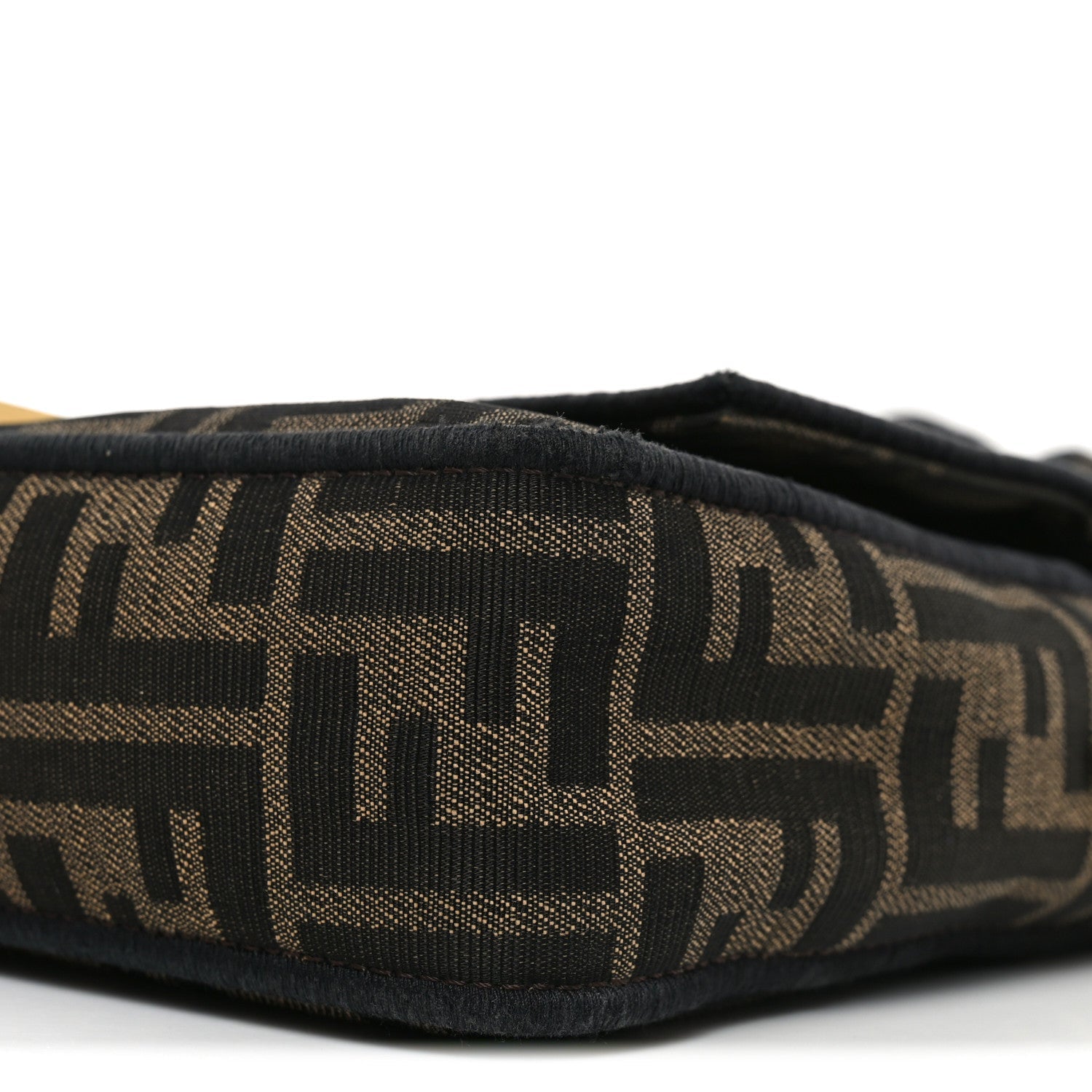 Fabric Jacquard FF 1974 Medium Baguette Tobacco Moro Black